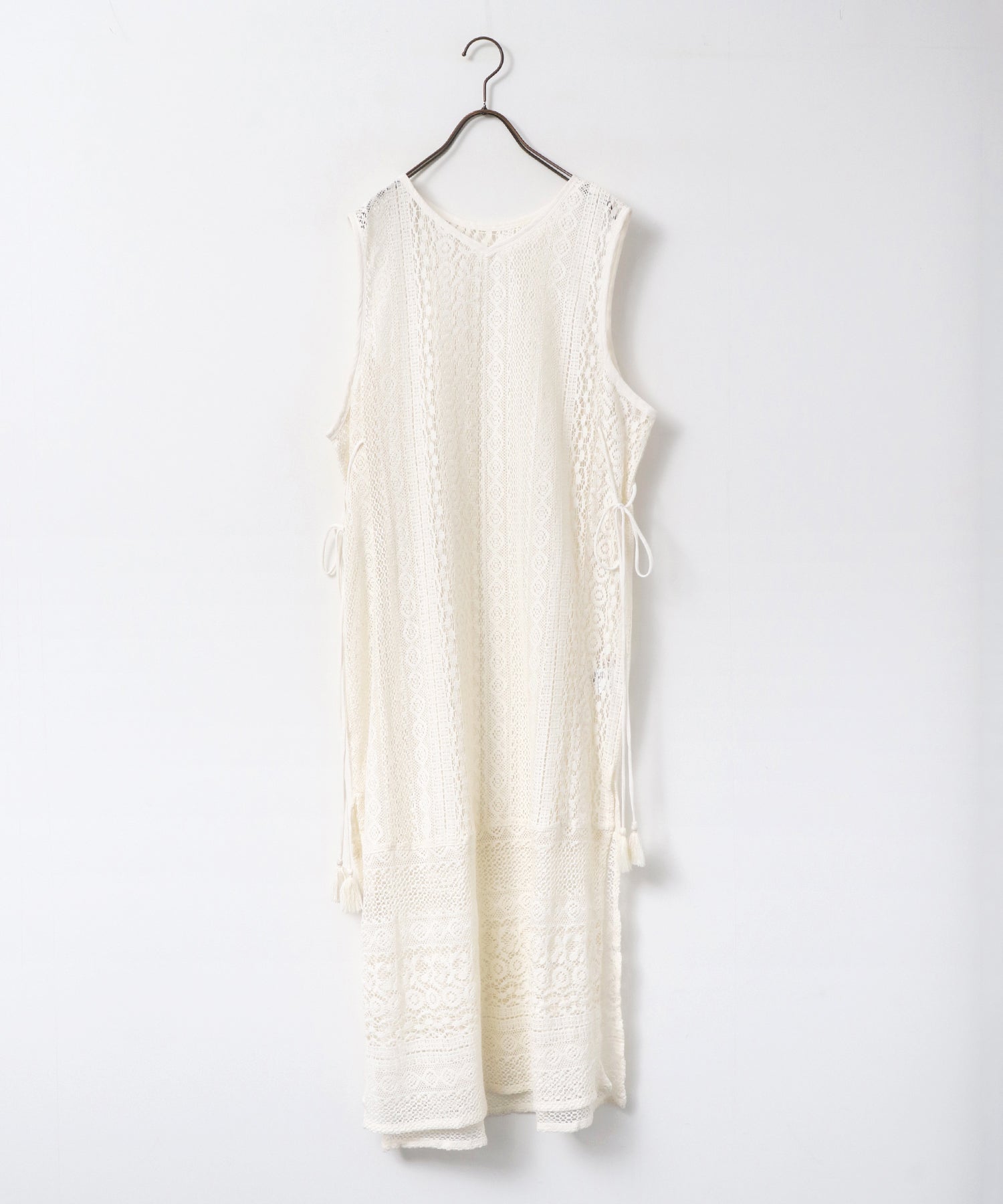 LACE LONG GILET