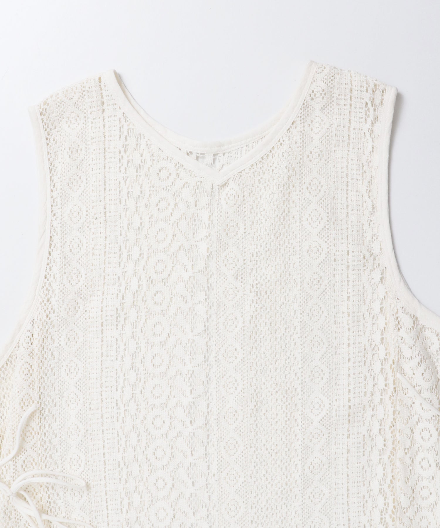 LACE LONG GILET