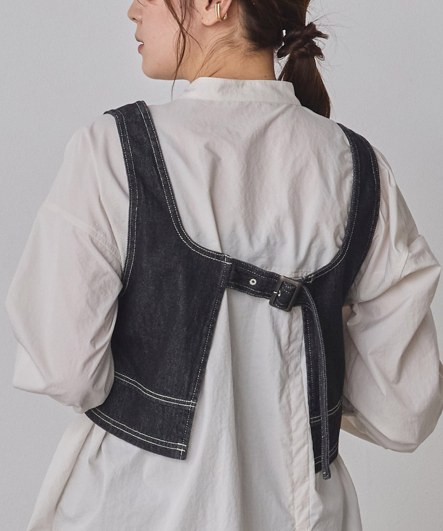 [LIMITED] SLAB DENIM BUSTIER
