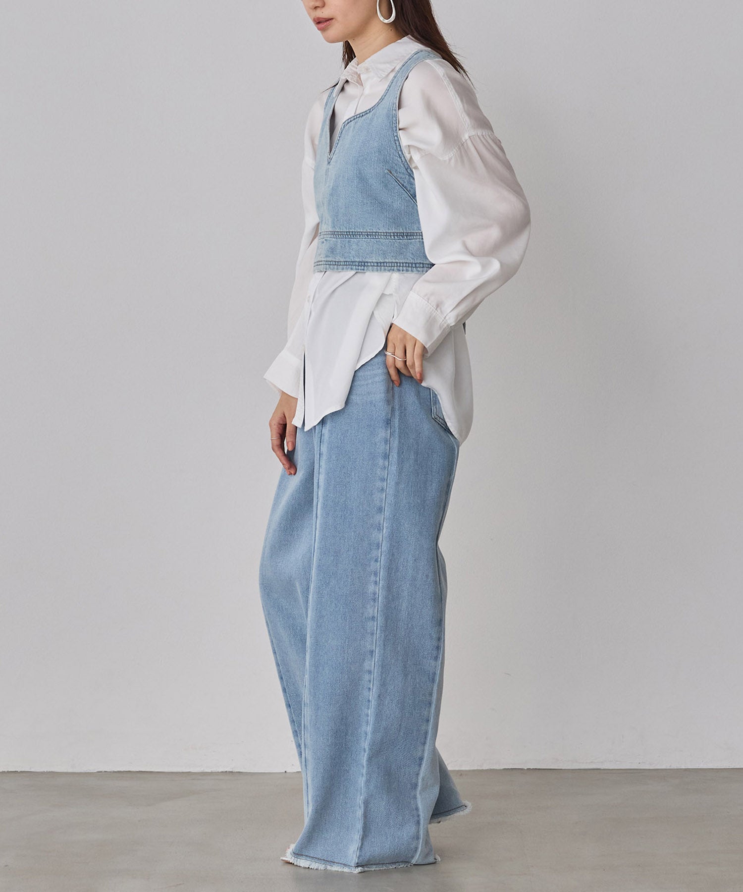 [LIMITED] SLAB DENIM BUSTIER