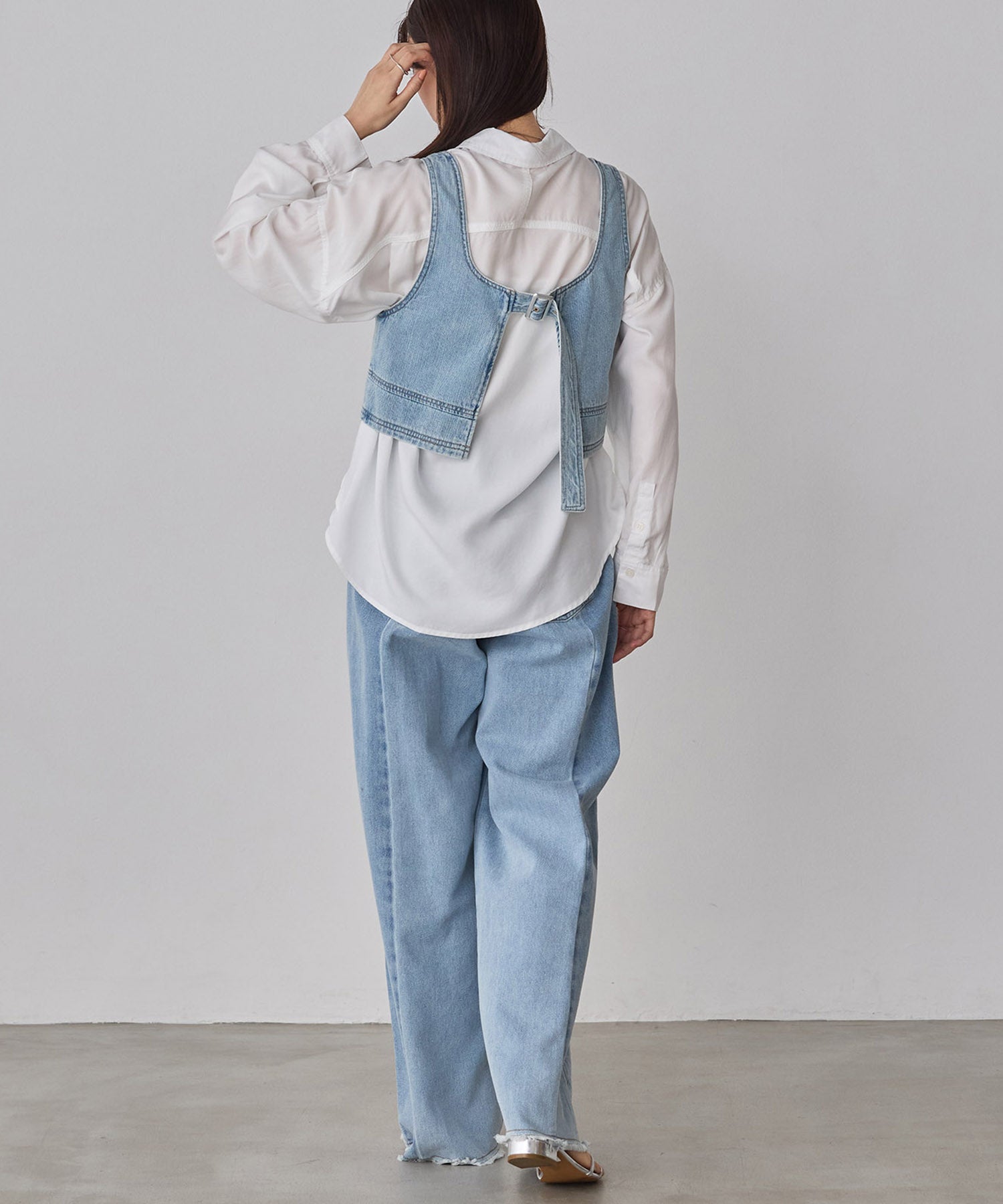 [LIMITED] SLAB DENIM BUSTIER