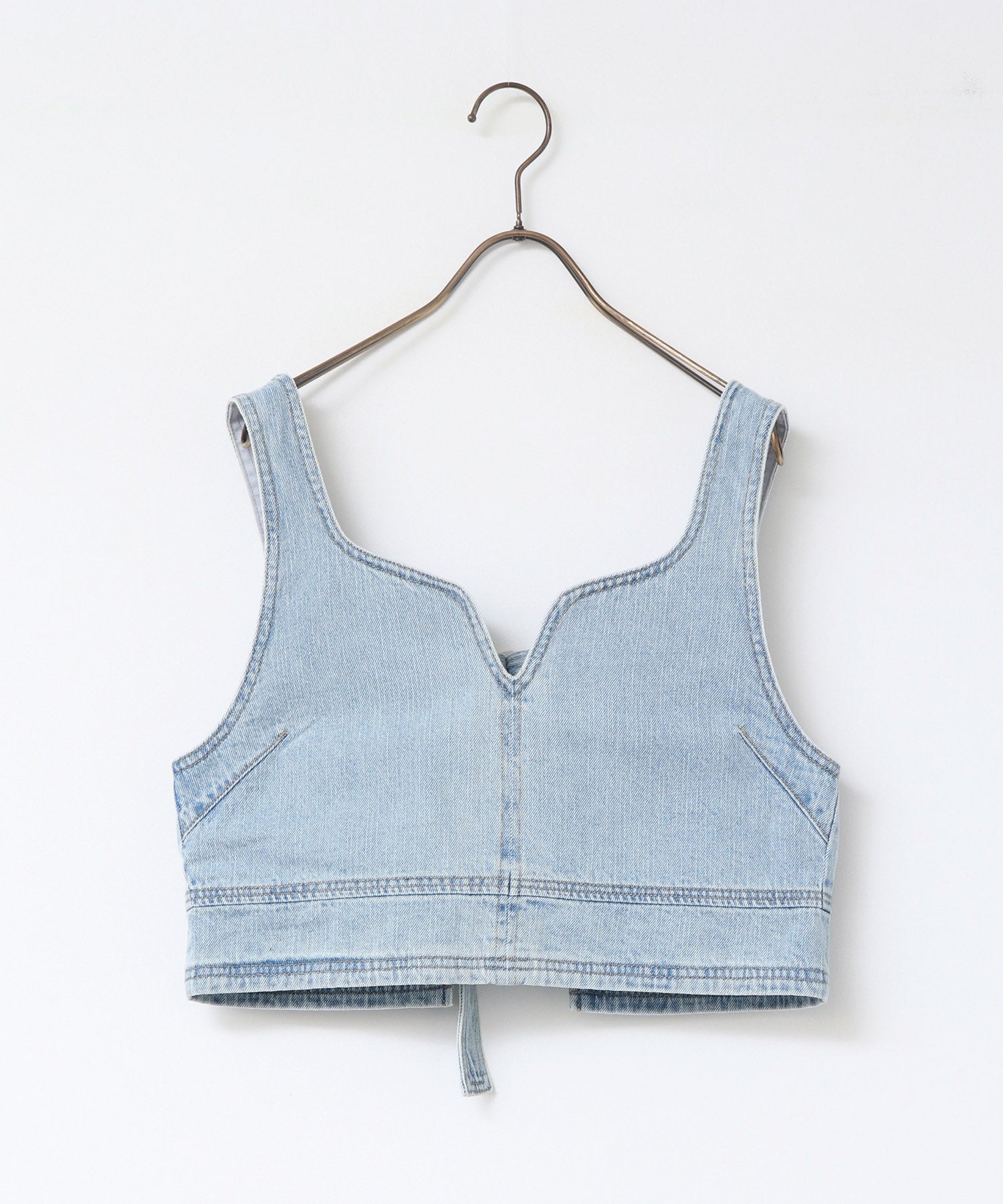 [LIMITED] SLAB DENIM BUSTIER