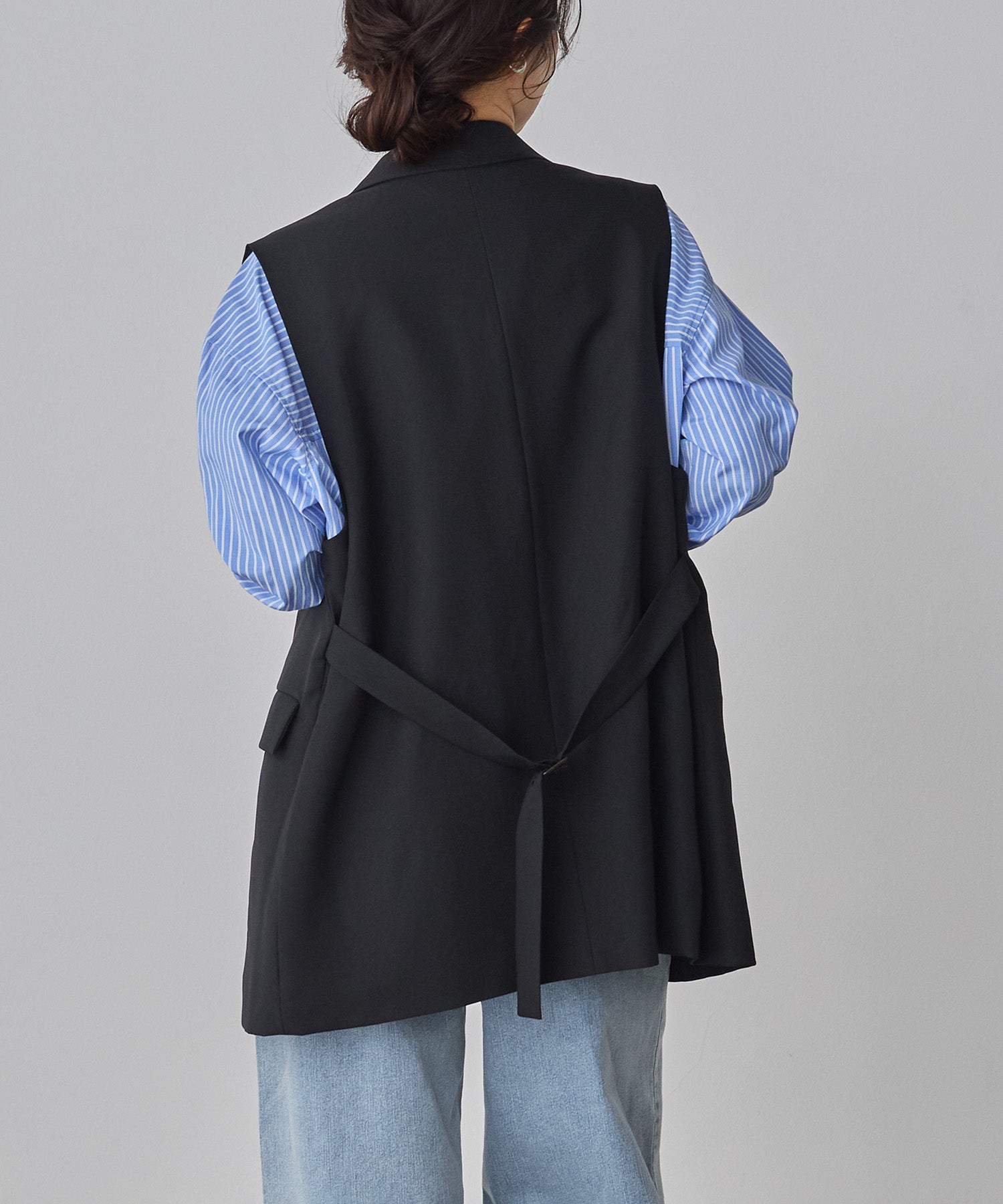 [LIMITED] [SETUP] HEATHER TONE MIDI GILET