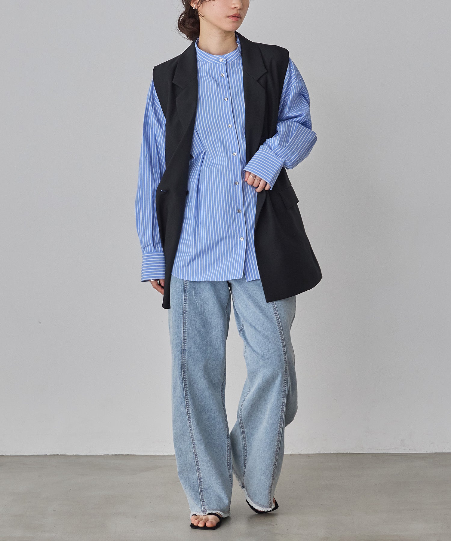 model : H160 着用サイズ : FREE