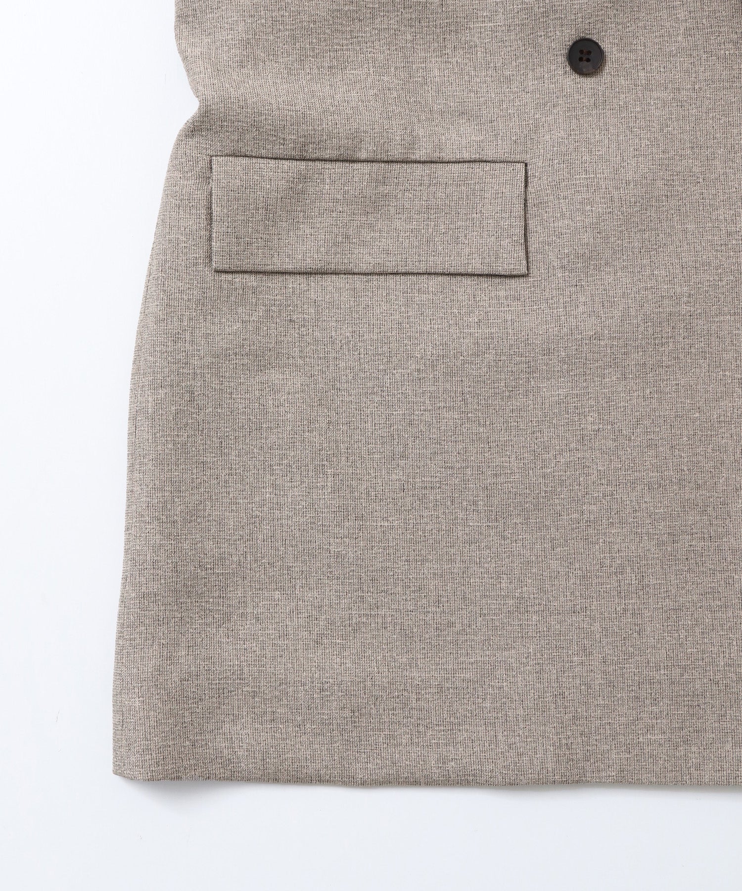 [LIMITED] [SETUP] HEATHER TONE MIDI GILET