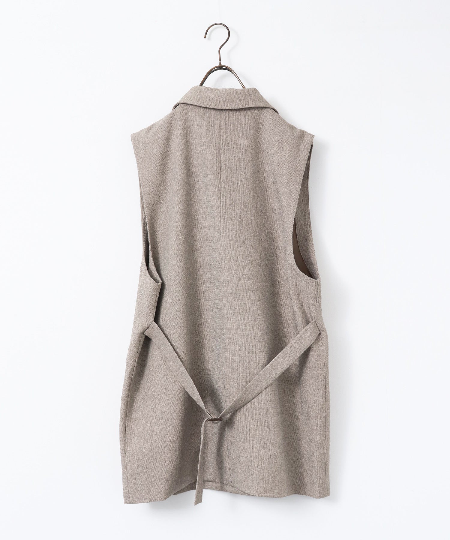 [LIMITED] [SETUP] HEATHER TONE MIDI GILET