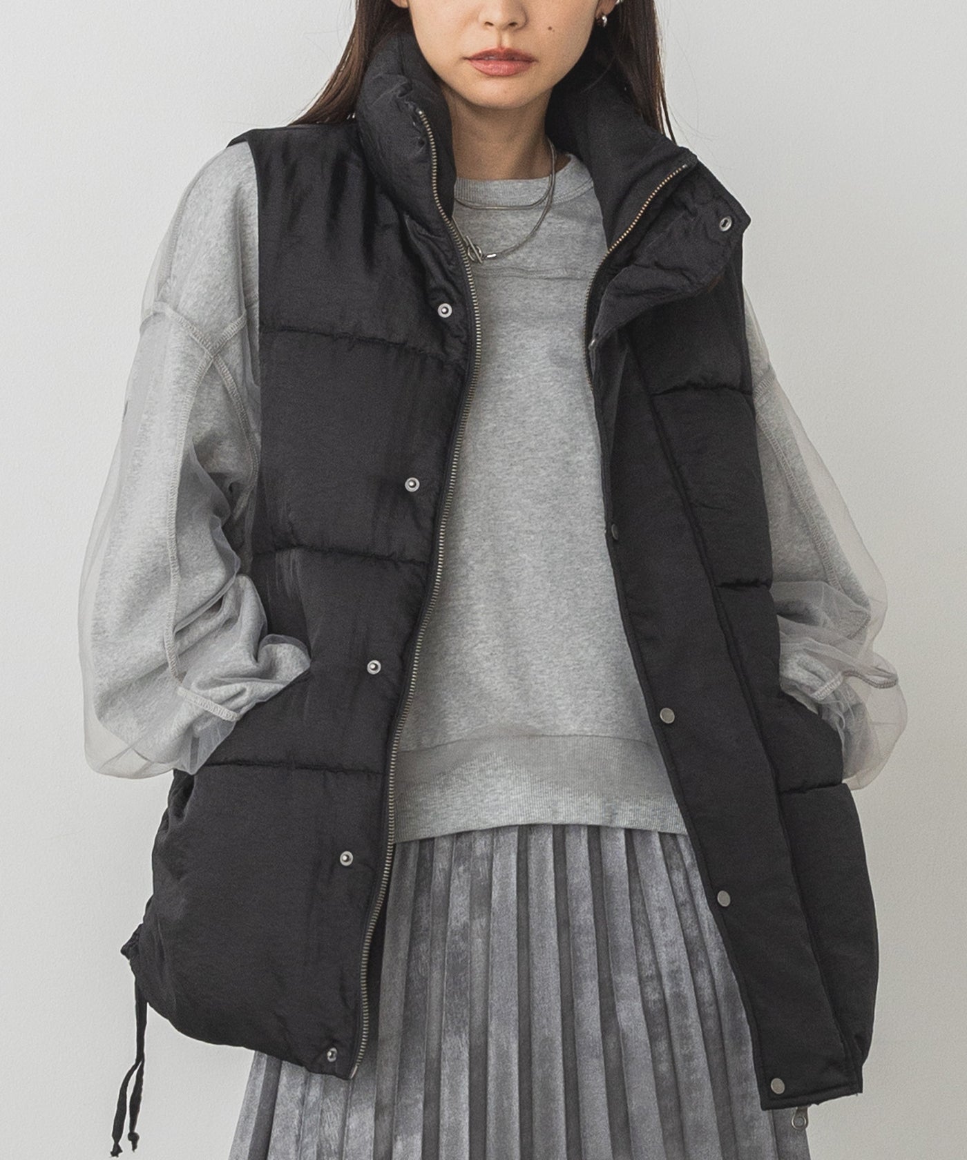 【X LARGE×STARTER】19ss 中綿ナイロンベスト M ナイロンツイル 中綿ベスト – hunch