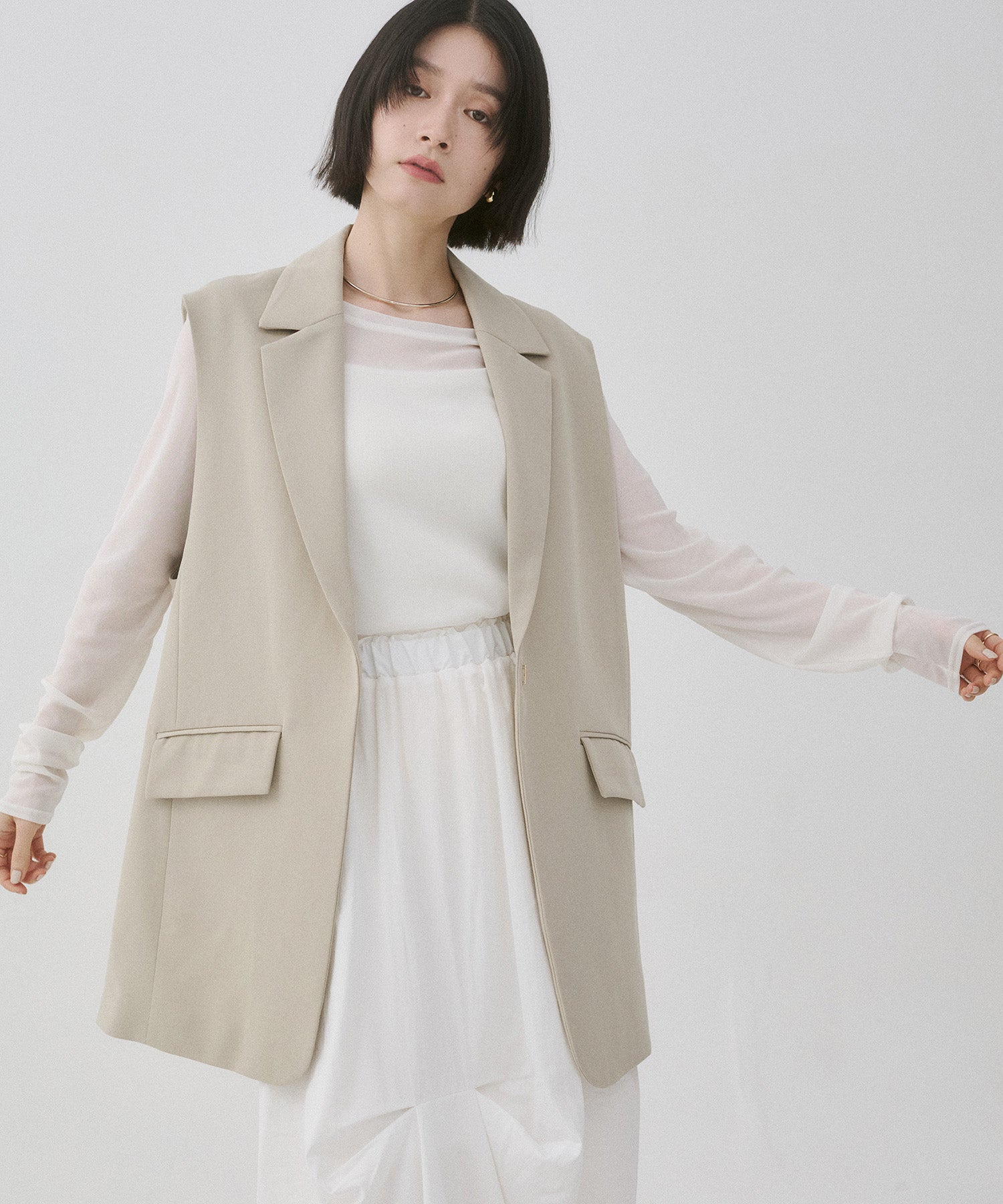 POLYRAYON BUCK COCOON GILET