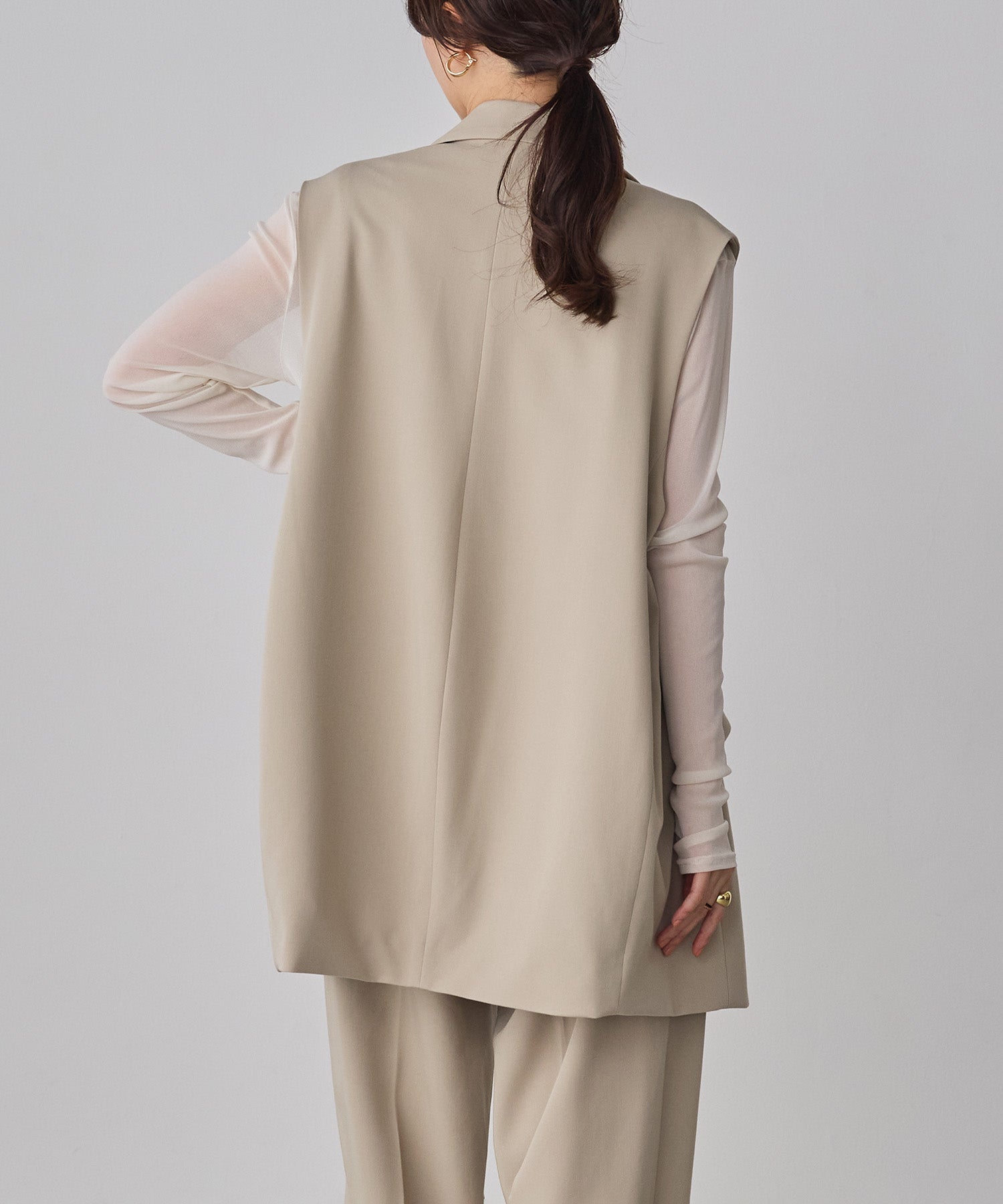 POLYRAYON BUCK COCOON GILET