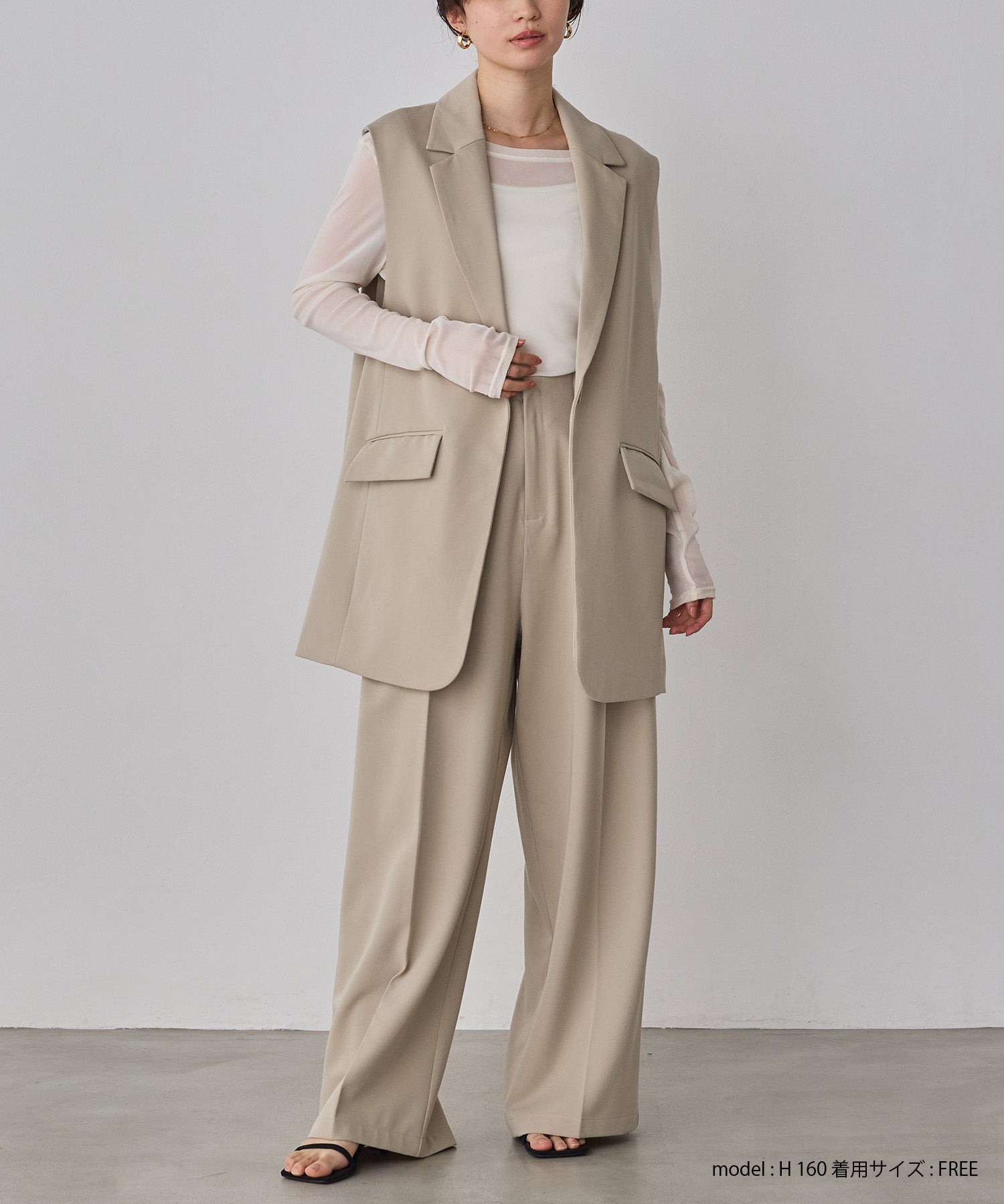 POLYRAYON BUCK COCOON GILET