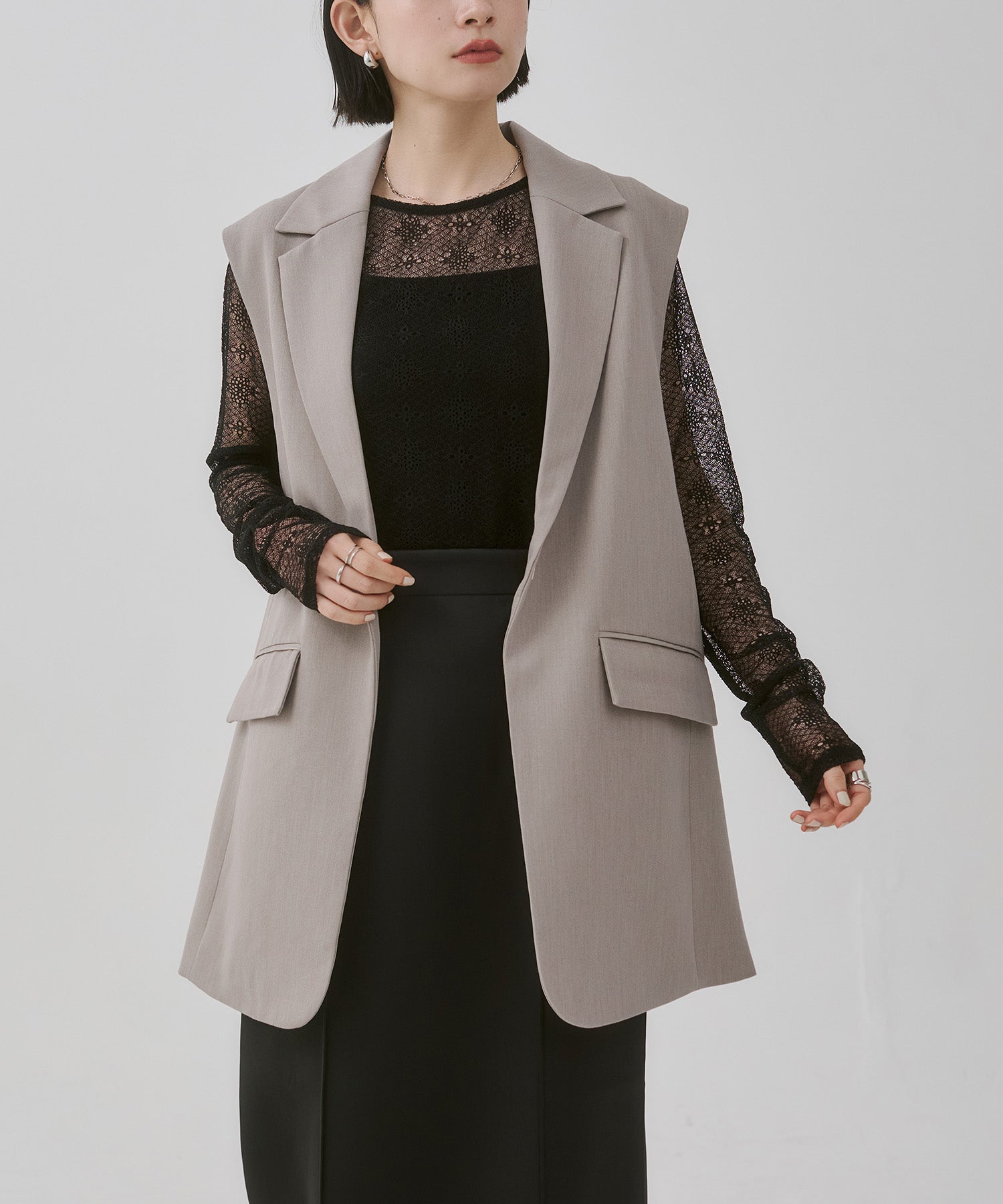 POLYRAYON BUCK COCOON GILET