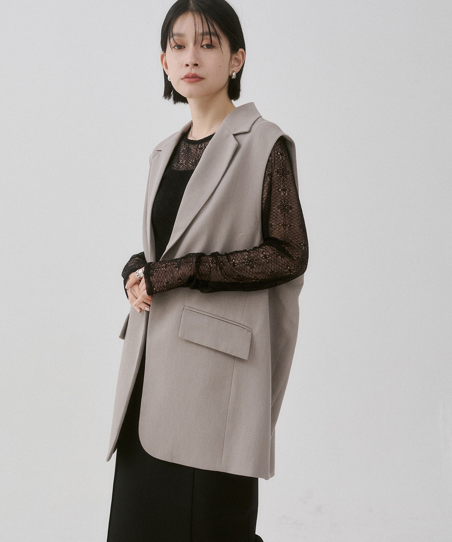 POLYRAYON BUCK COCOON GILET