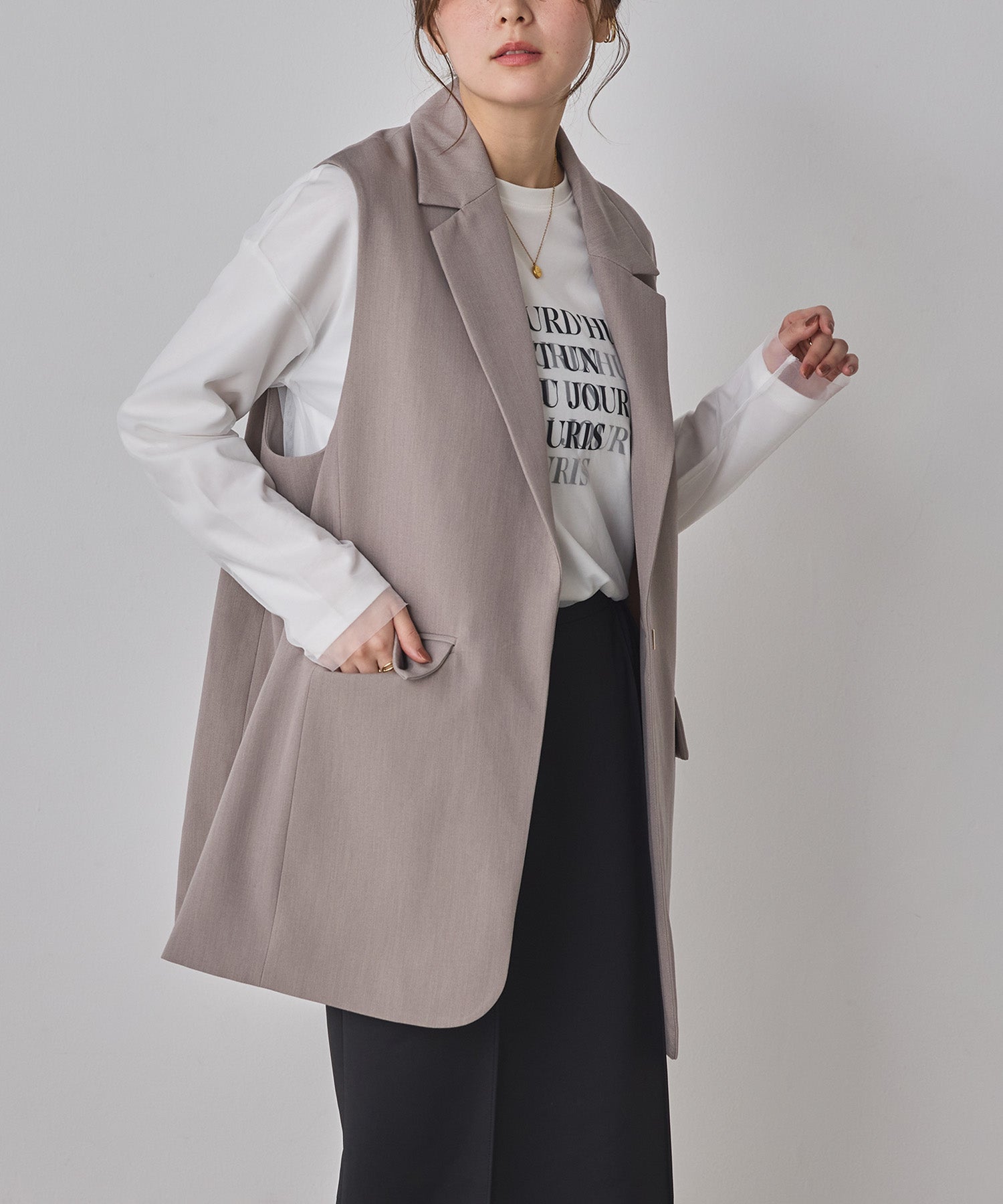 POLYRAYON BUCK COCOON GILET