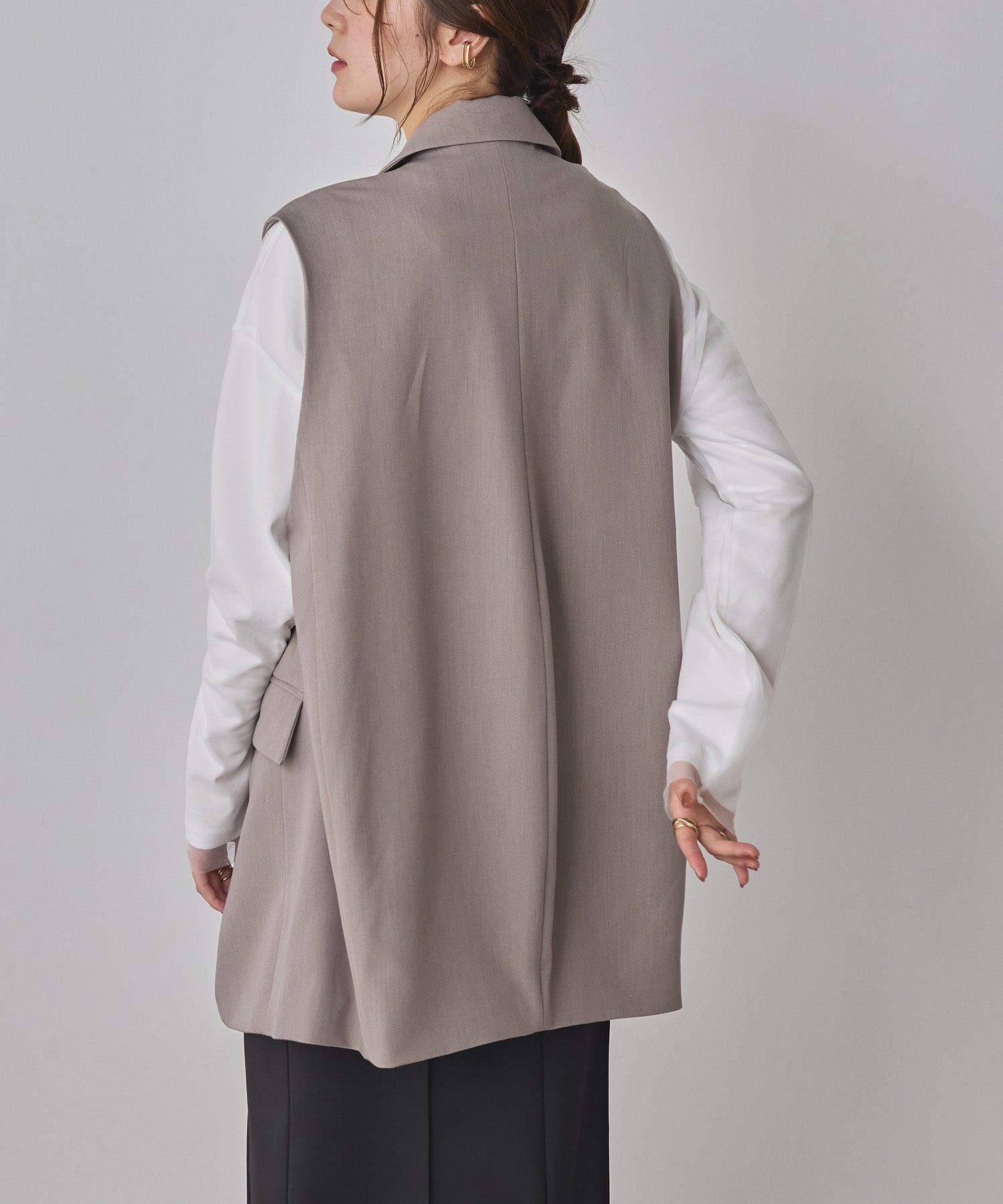 POLYRAYON BUCK COCOON GILET