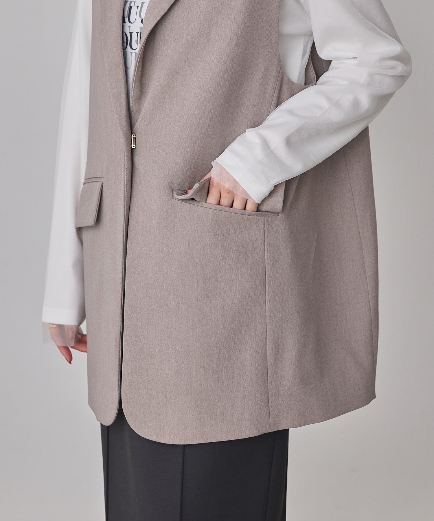 POLYRAYON BUCK COCOON GILET