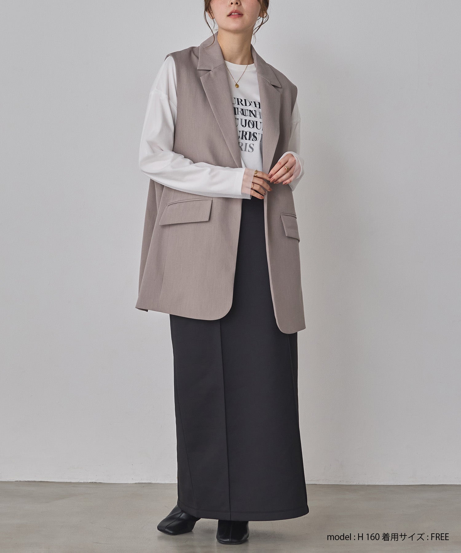 POLYRAYON BUCK COCOON GILET