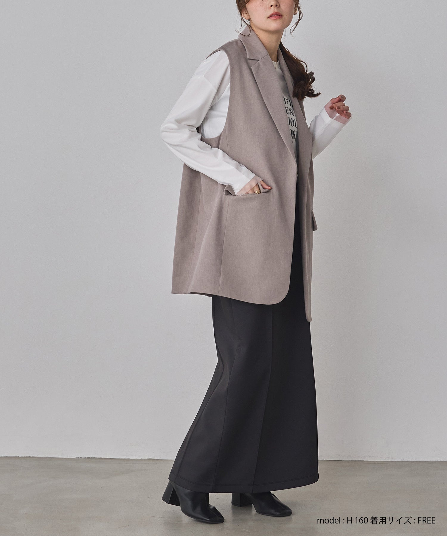 POLYRAYON BUCK COCOON GILET