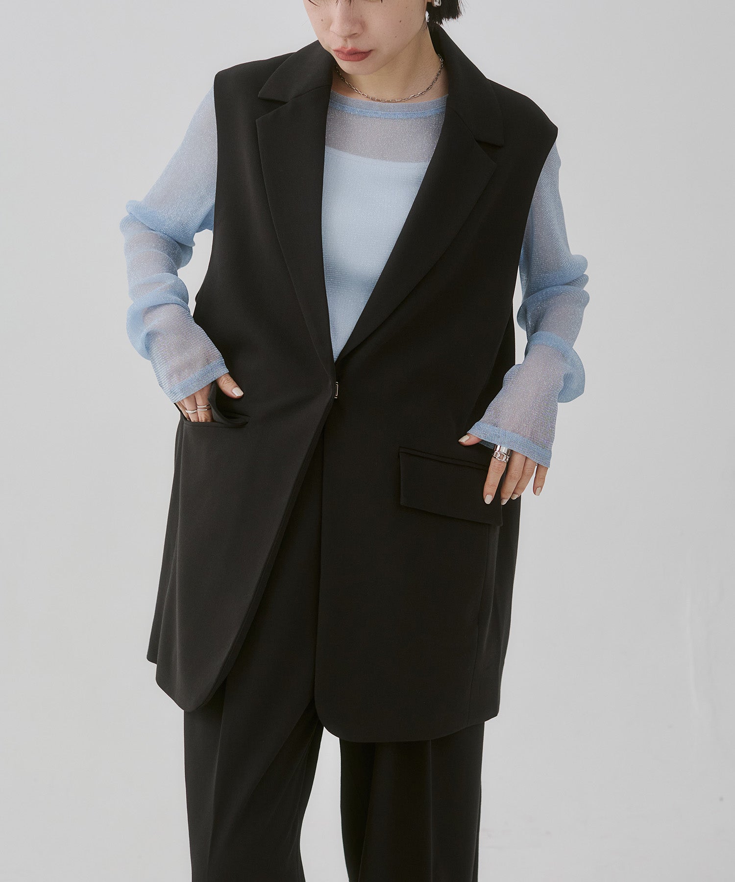 POLYRAYON BUCK COCOON GILET