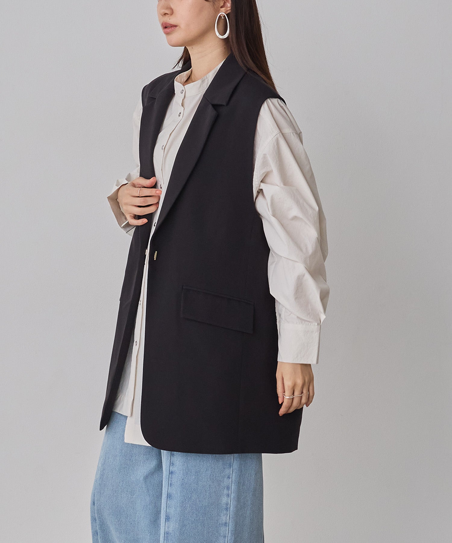 POLYRAYON BUCK COCOON GILET