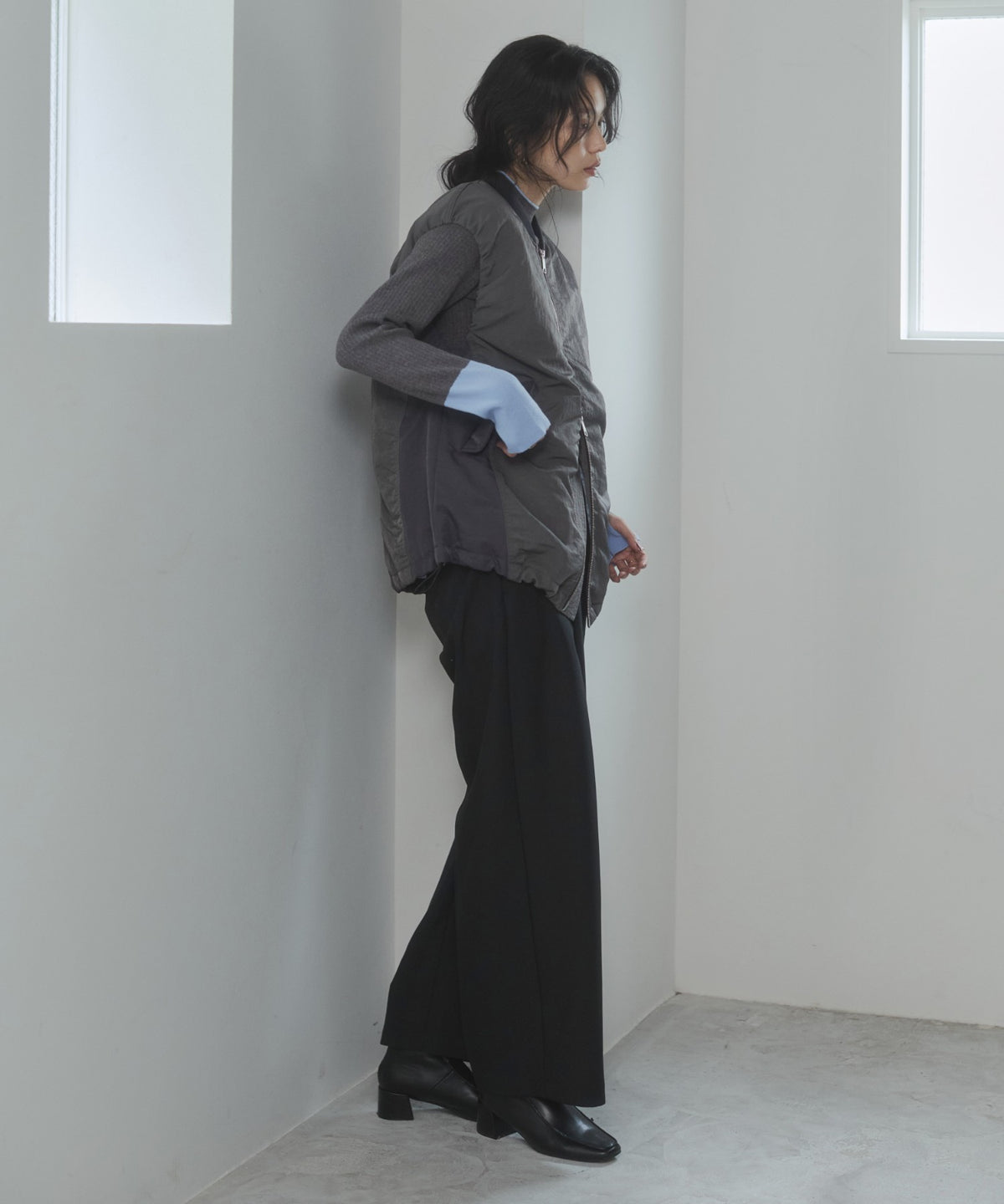SUBTLE COLOURWAY NYLON MA-1 WAISTCOAT