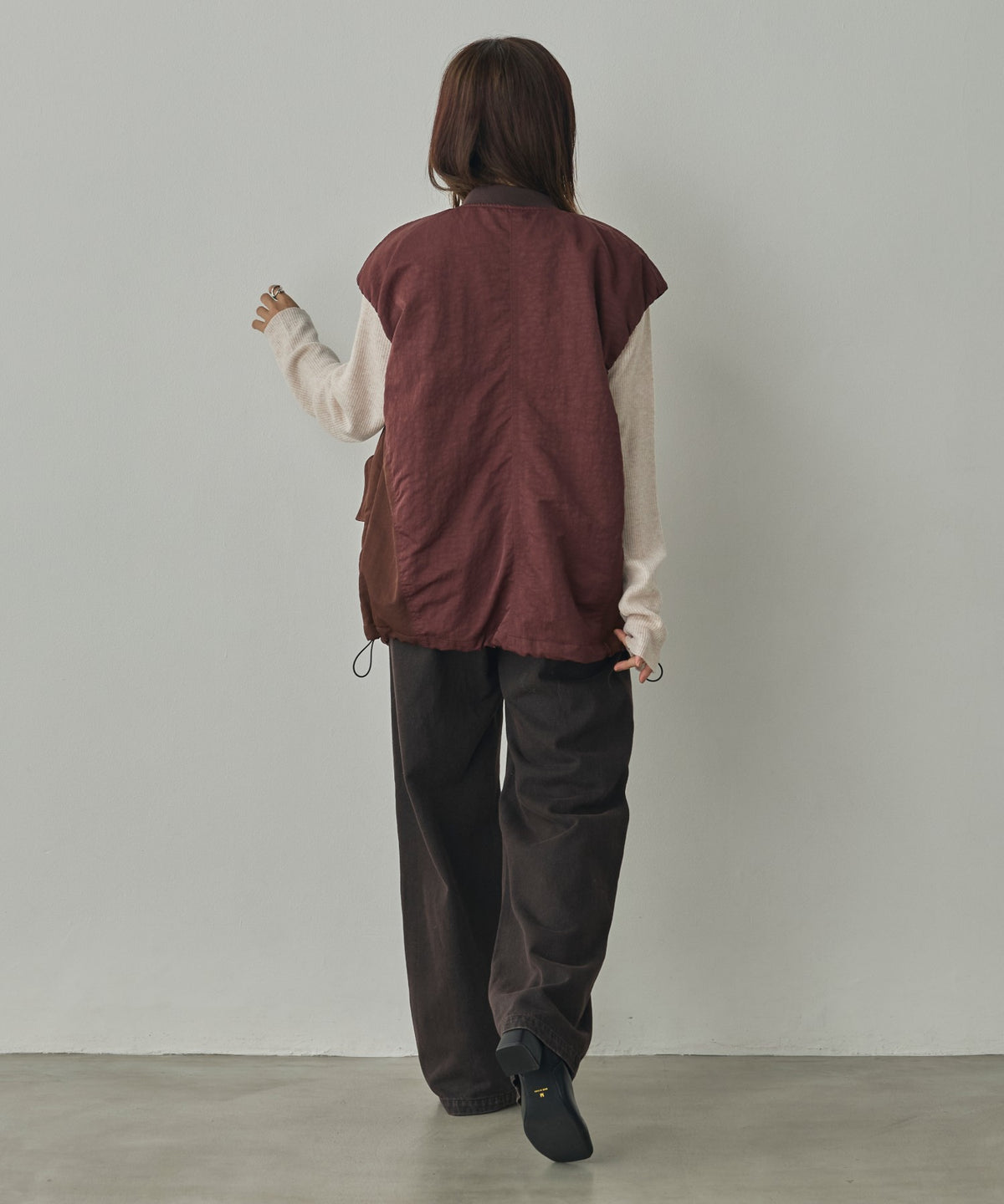 SUBTLE COLOURWAY NYLON MA-1 WAISTCOAT