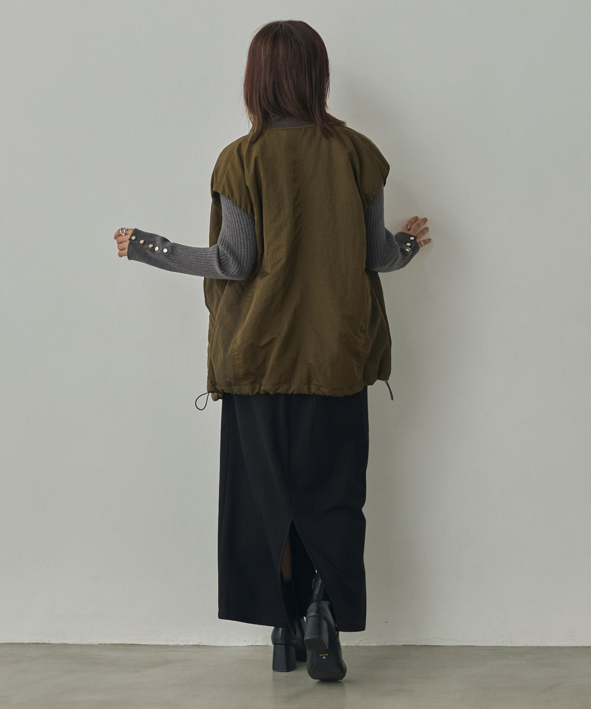 SUBTLE COLOURWAY NYLON MA-1 WAISTCOAT