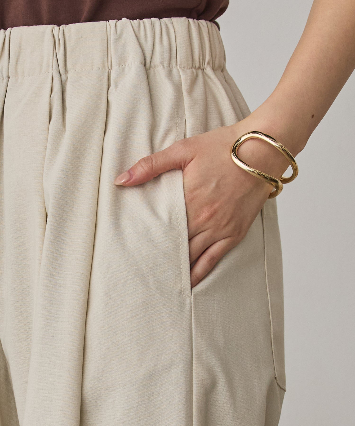 《PRE-ORDER》FRENCH LINEN WIDE-LEG PANTS