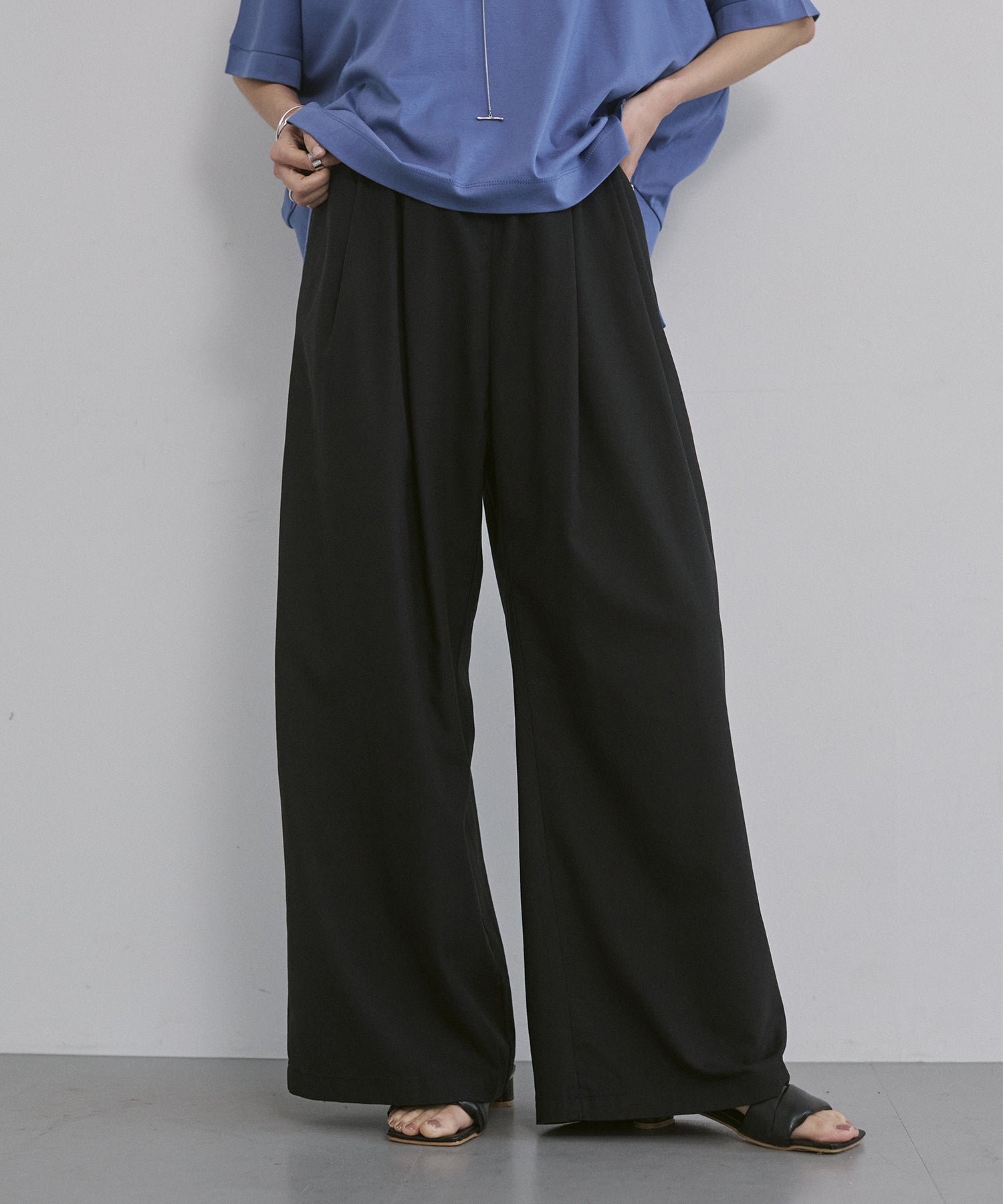 《PRE-ORDER》FRENCH LINEN WIDE-LEG PANTS