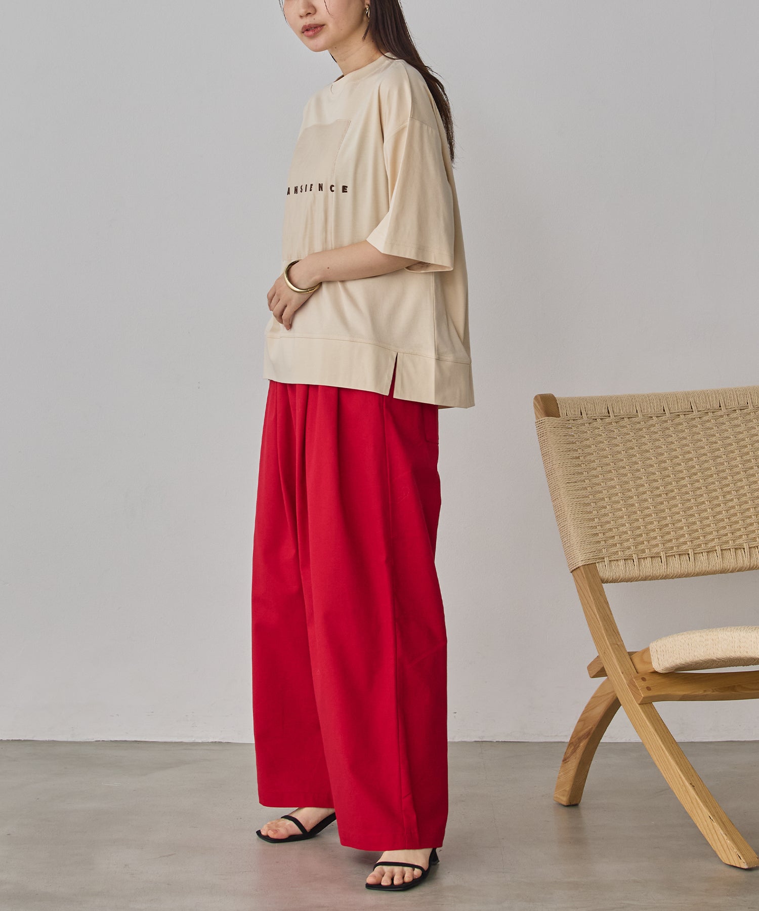 《PRE-ORDER》FRENCH LINEN WIDE-LEG PANTS