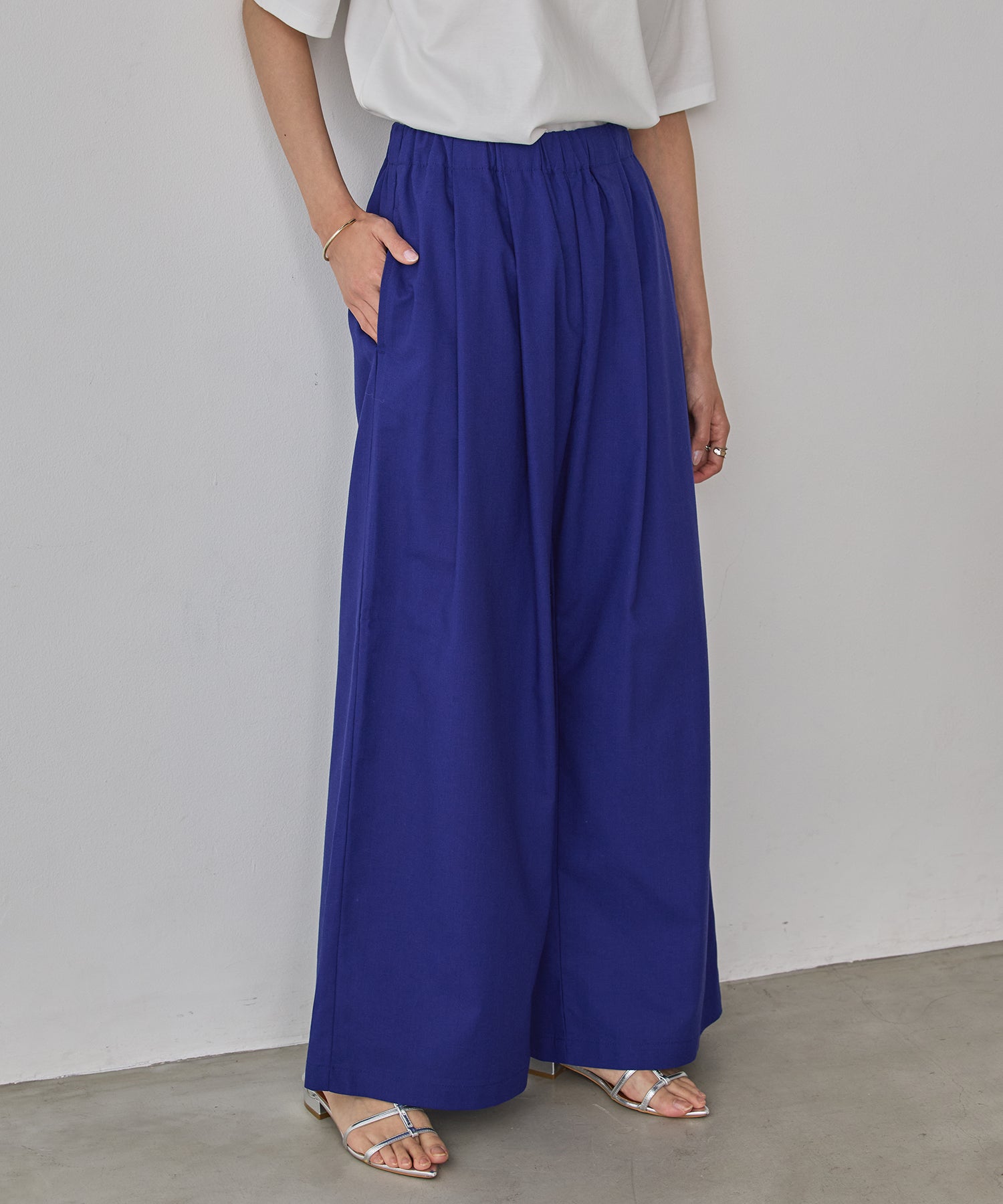 《PRE-ORDER》FRENCH LINEN WIDE-LEG PANTS