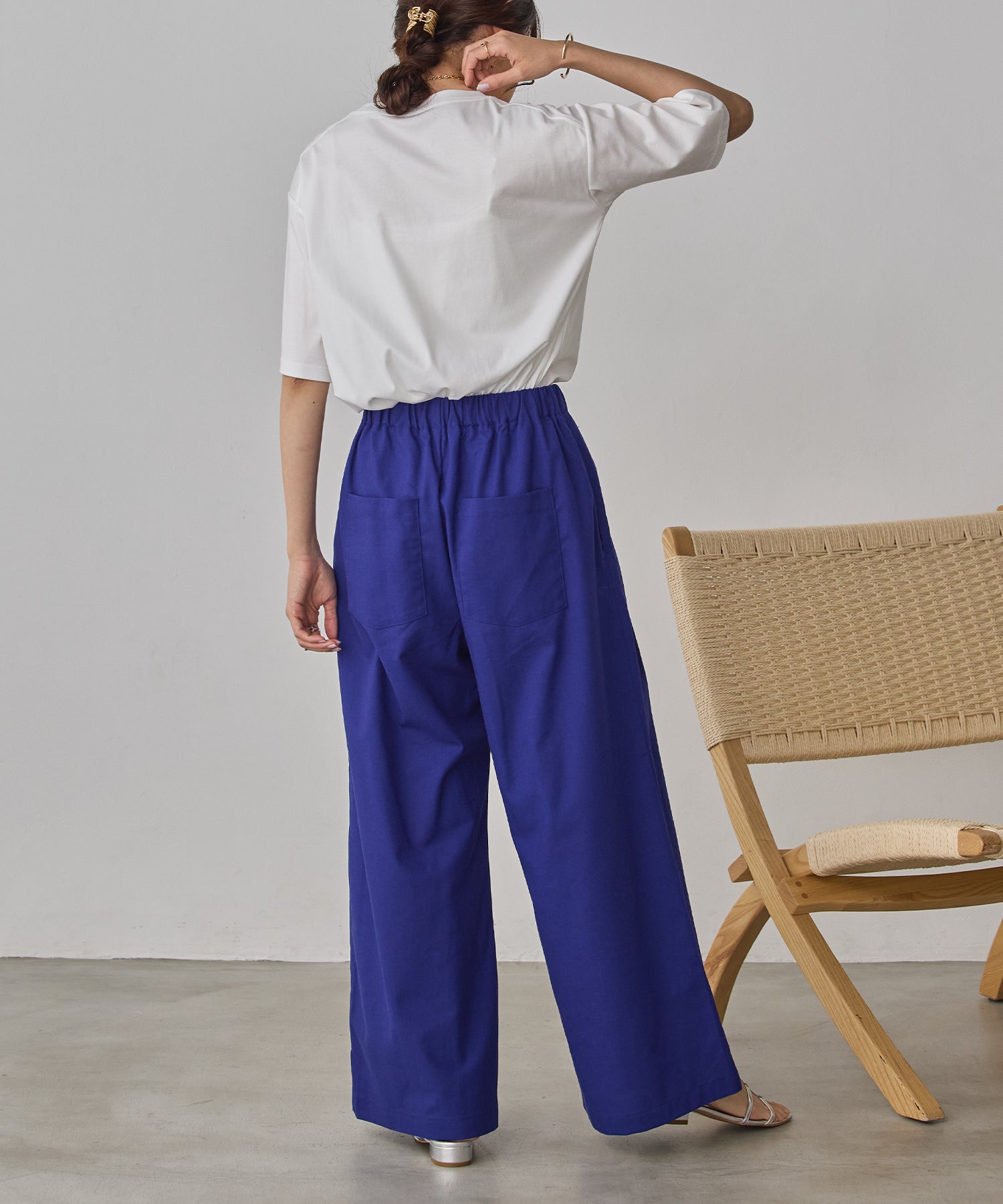 《PRE-ORDER》FRENCH LINEN WIDE-LEG PANTS