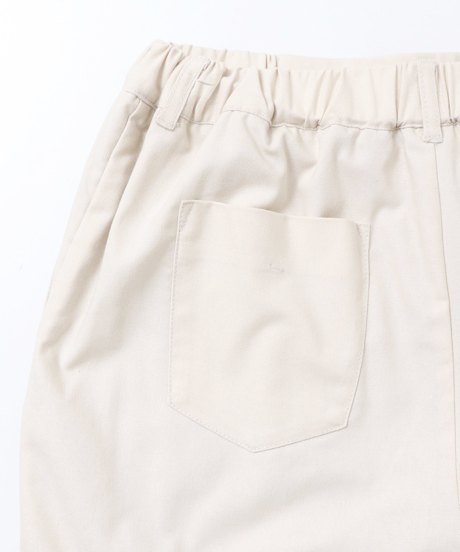FRENCH LINEN STRAIGHT-LEG PANTS