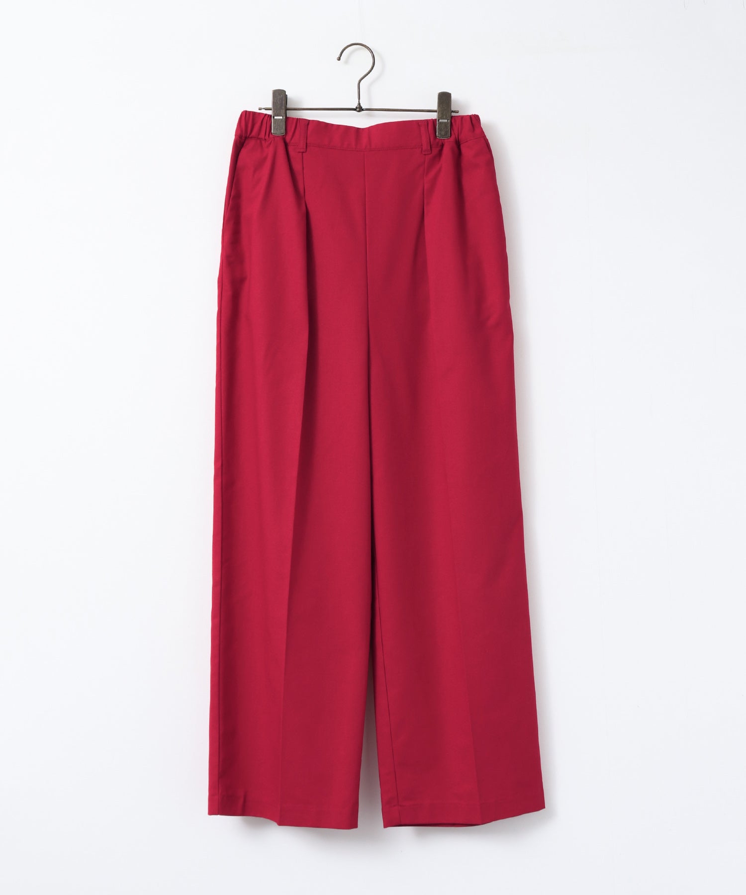 FRENCH LINEN STRAIGHT-LEG PANTS