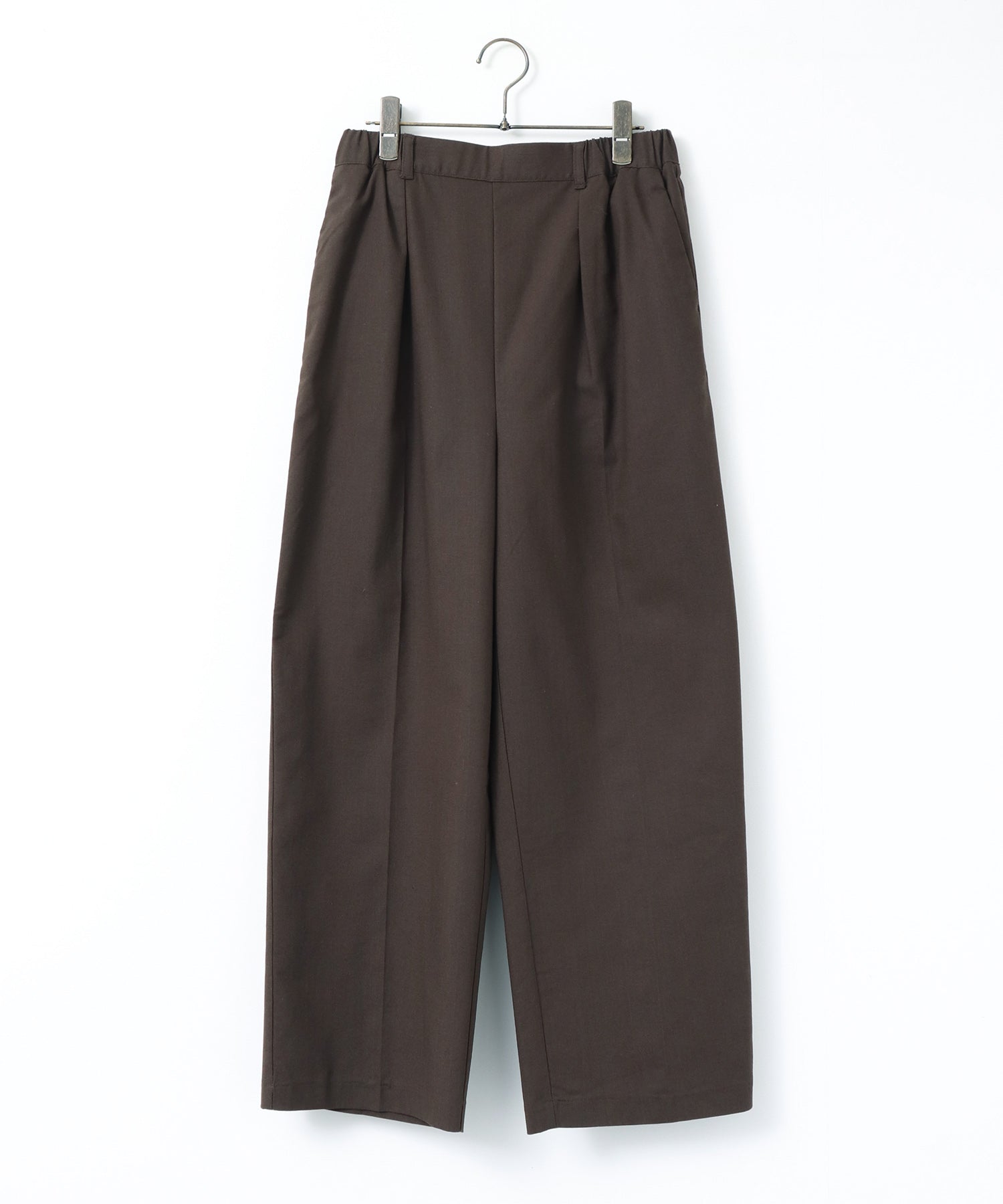 FRENCH LINEN STRAIGHT-LEG PANTS
