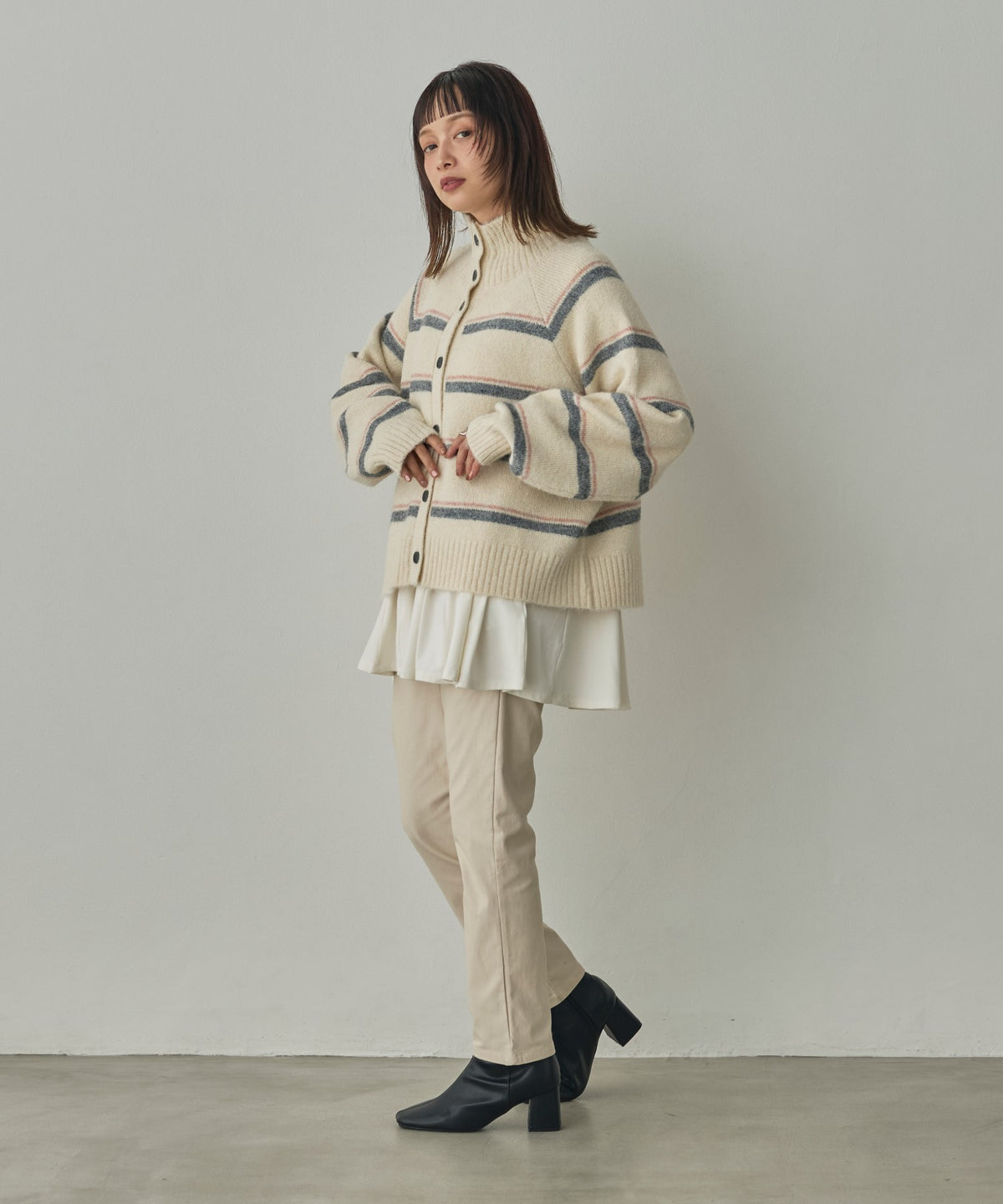 [STRETCH] FLEECE-LINED BARIRAKU TAPERED PANTS