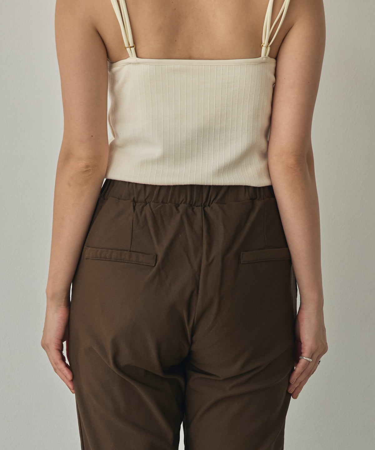 [STRETCH] FLEECE-LINED BARIRAKU TAPERED PANTS