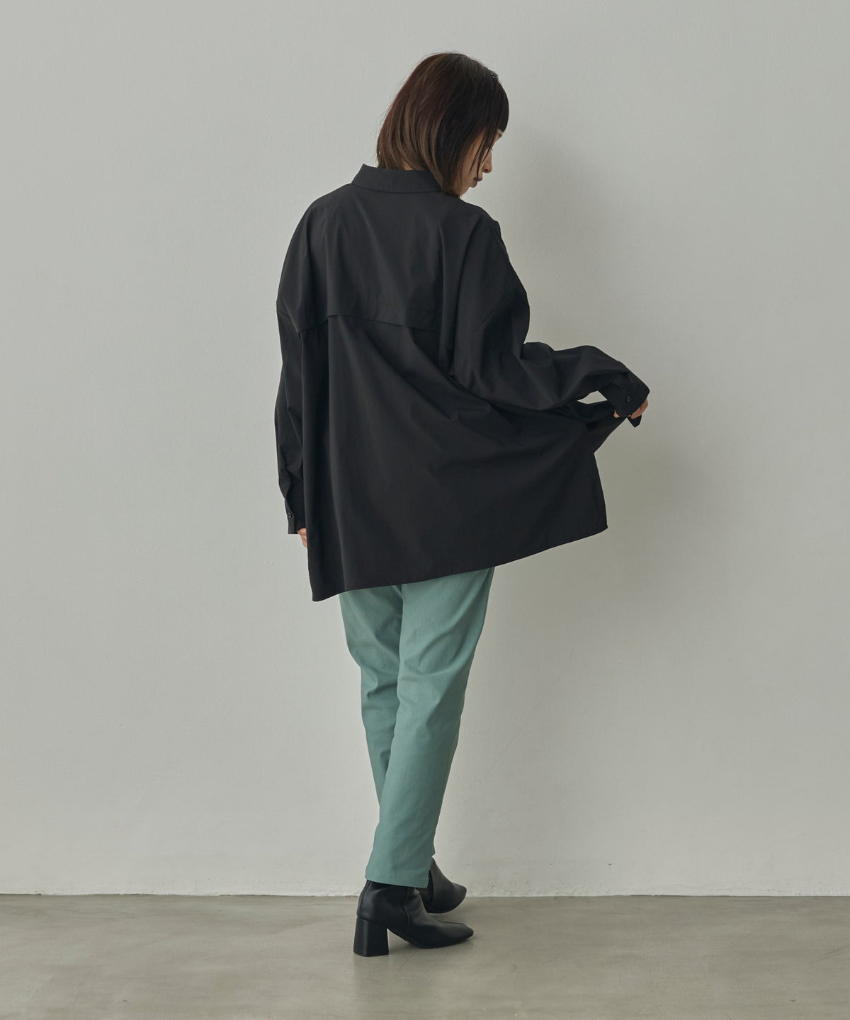 [STRETCH] FLEECE-LINED BARIRAKU TAPERED PANTS