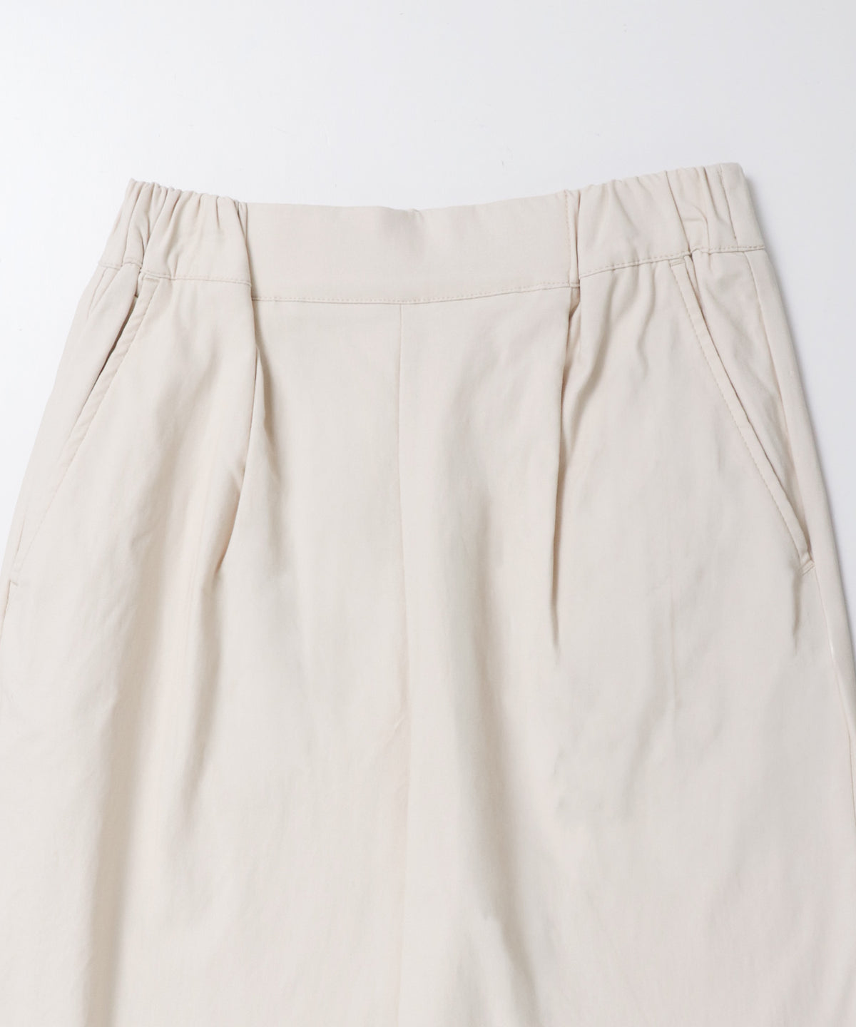 [STRETCH] BRUSHED-LINING BARIRAKU STRAIGHT TROUSERS