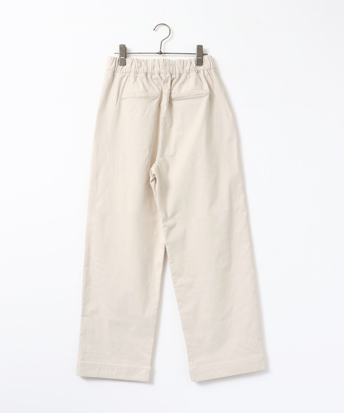 [STRETCH] BRUSHED-LINING BARIRAKU STRAIGHT TROUSERS