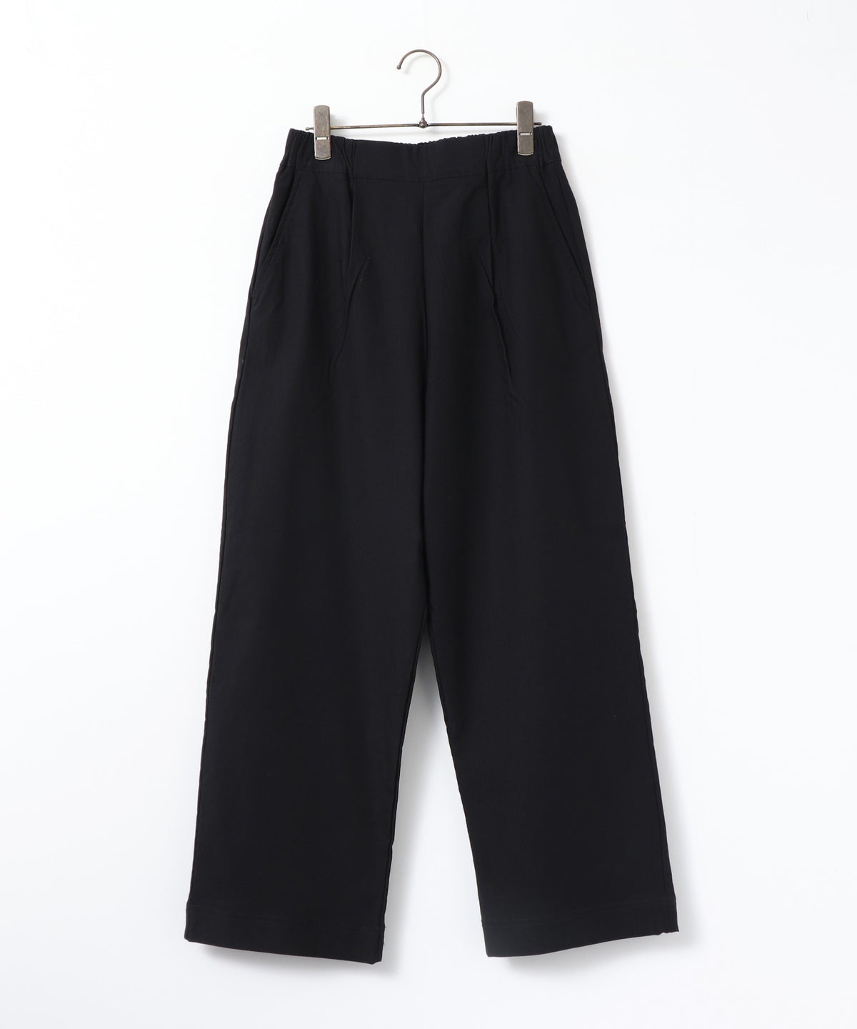 [STRETCH] BRUSHED-LINING BARIRAKU STRAIGHT TROUSERS