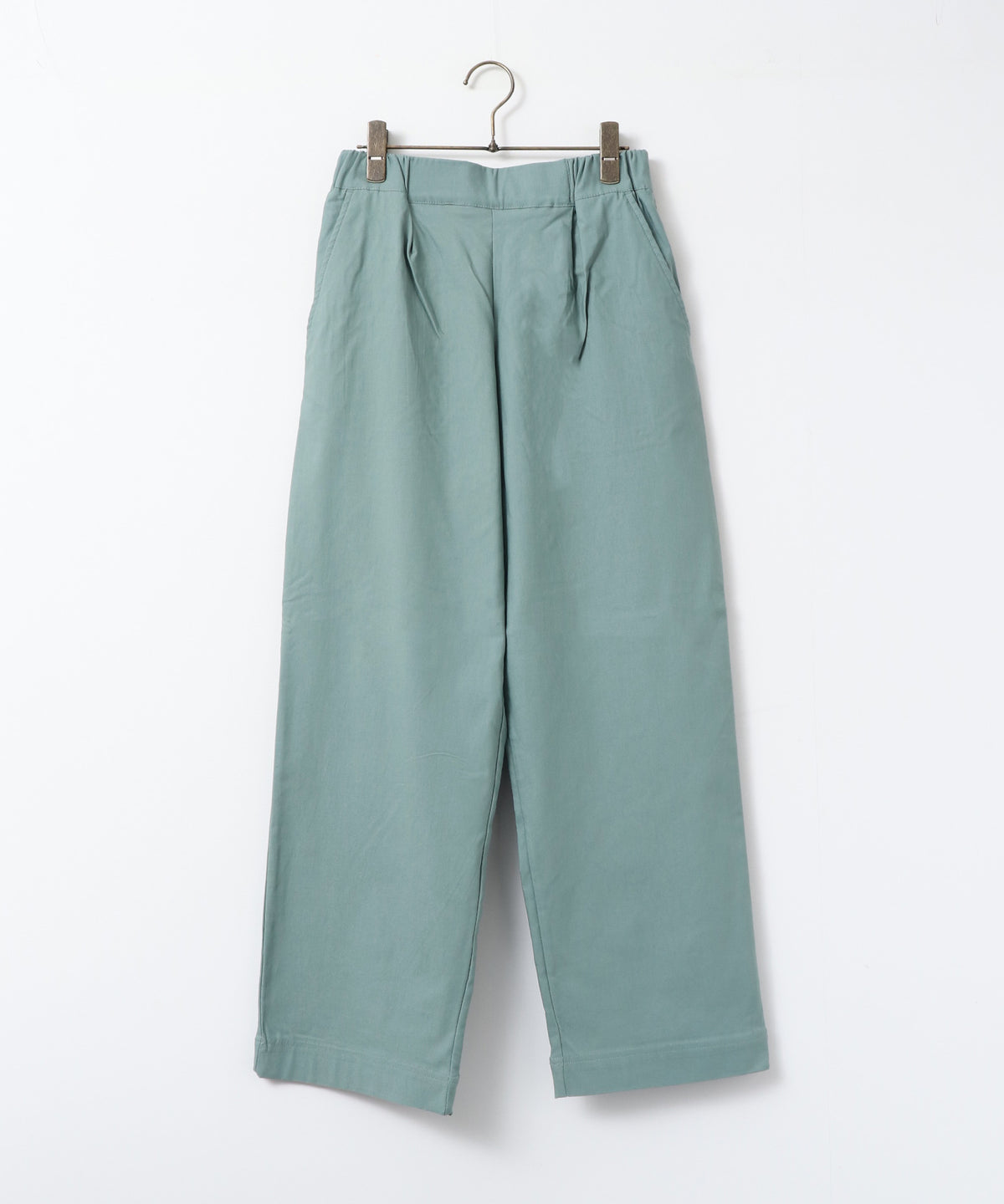 [STRETCH] BRUSHED-LINING BARIRAKU STRAIGHT TROUSERS