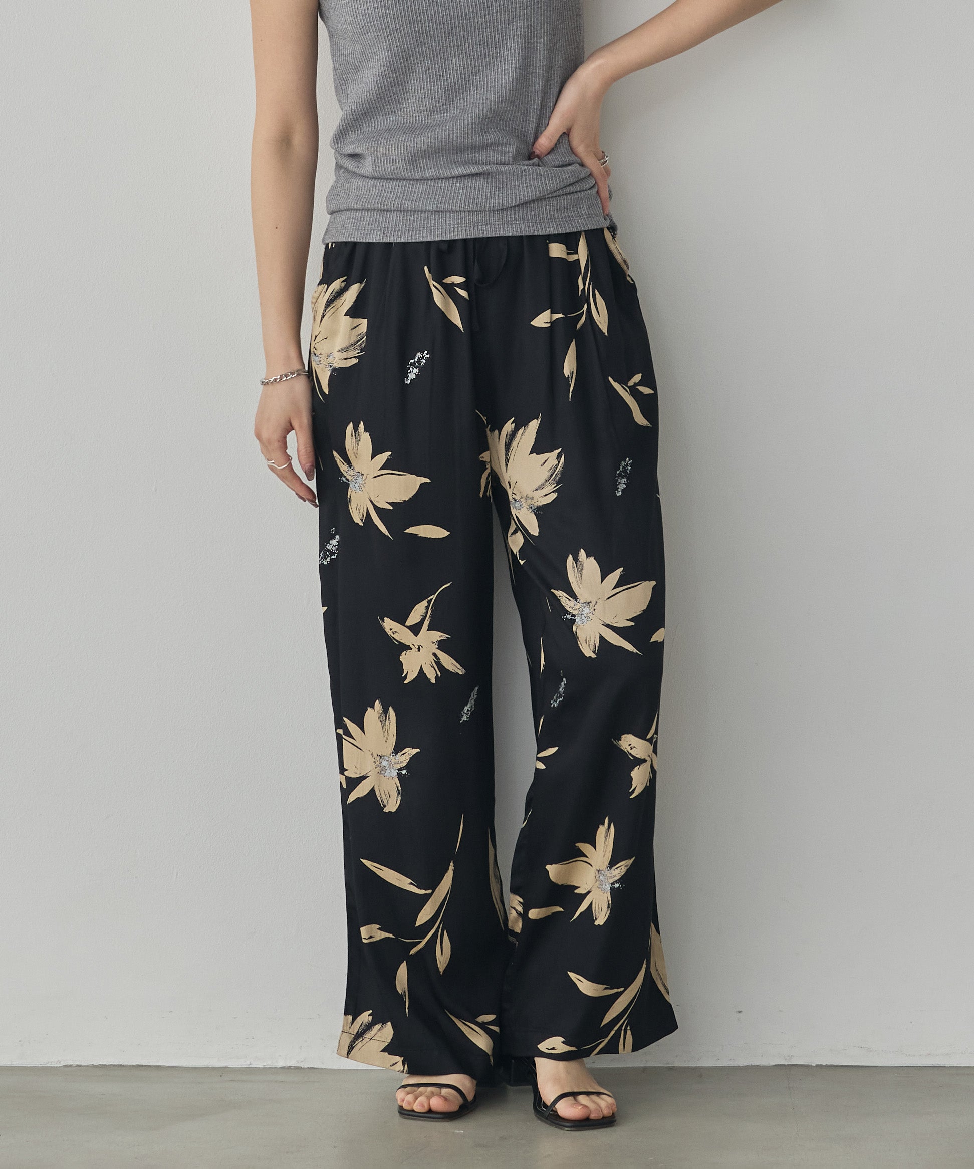 RAYON PRINTED EASY PANTS