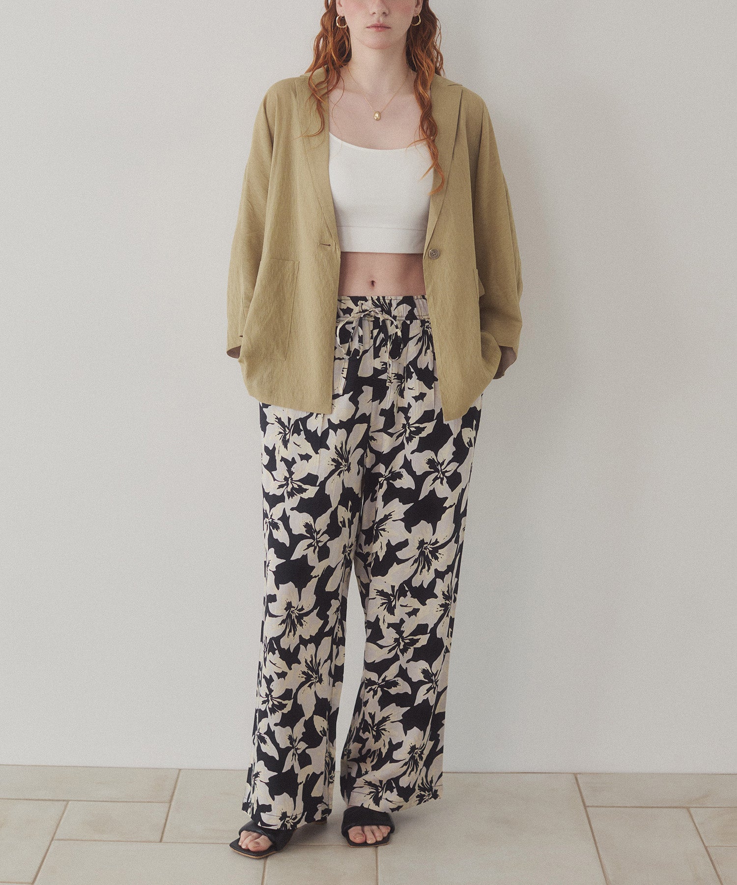 PRINTED EASY PANTS