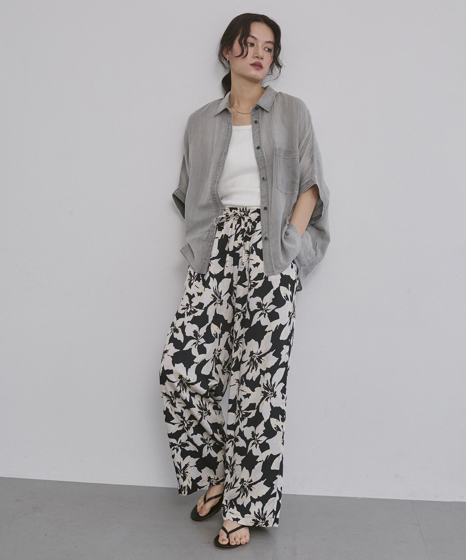 PRINTED EASY PANTS