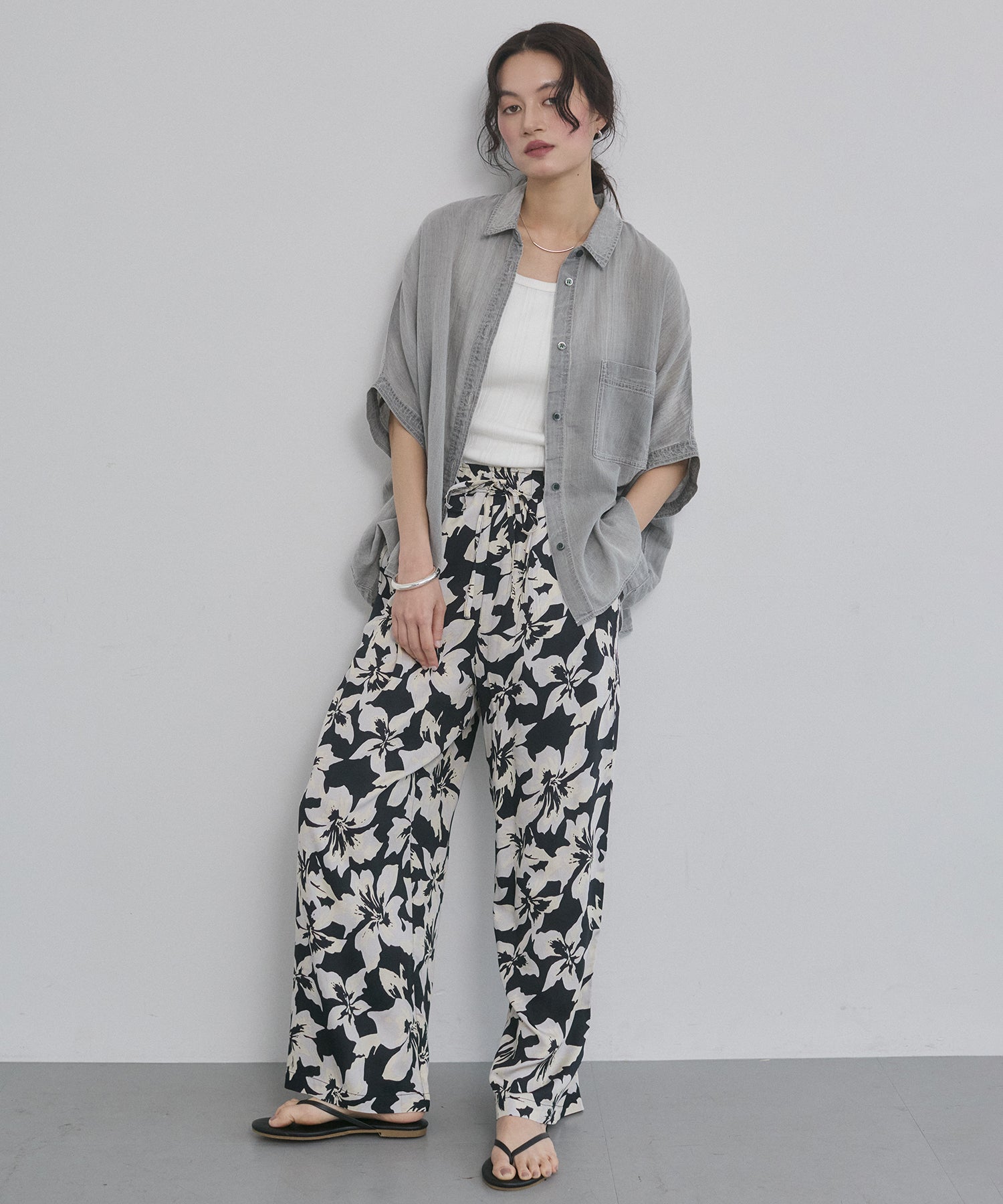 PRINTED EASY PANTS