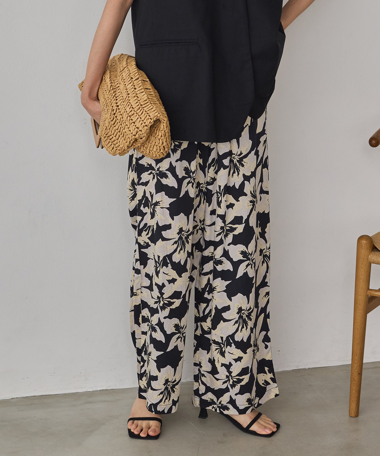 PRINTED EASY PANTS