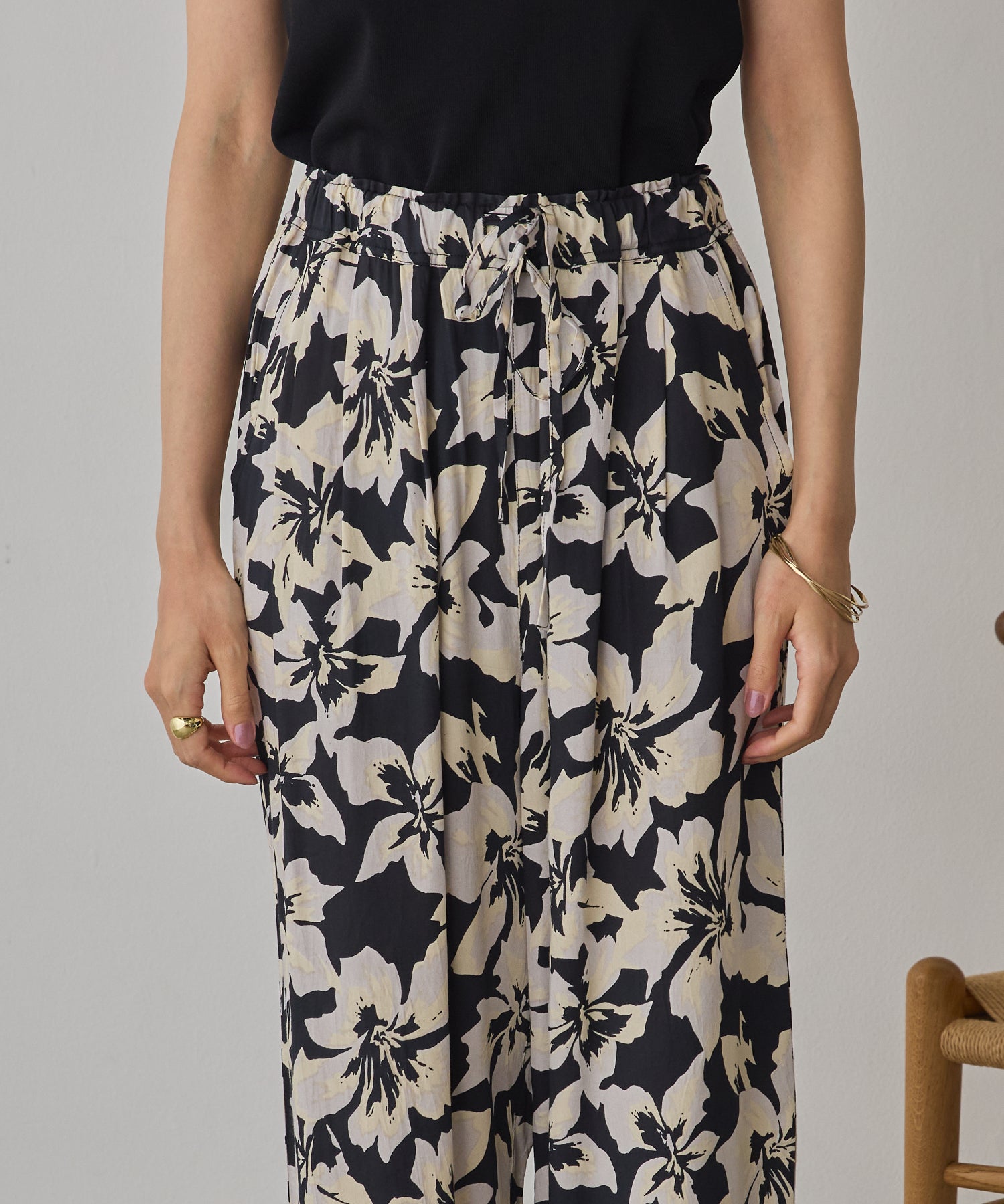 PRINTED EASY PANTS