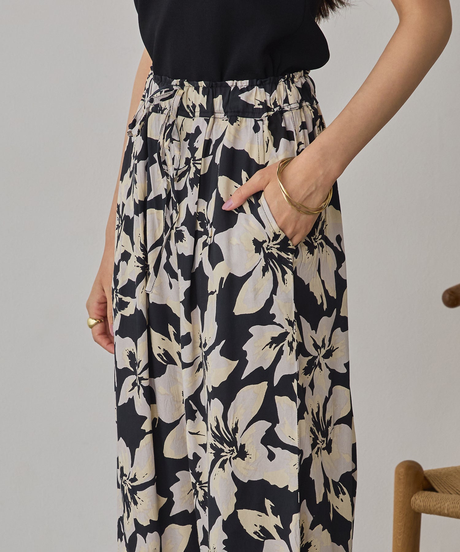 PRINTED EASY PANTS