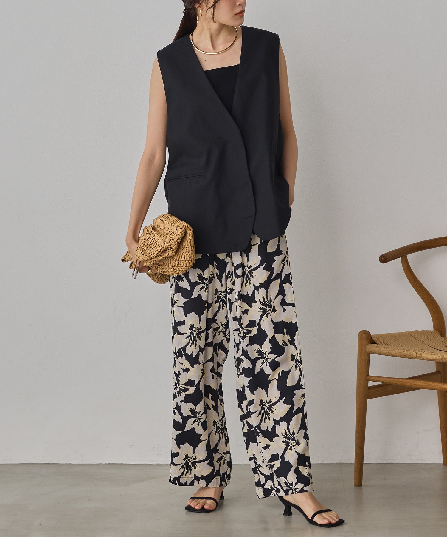 PRINTED EASY PANTS