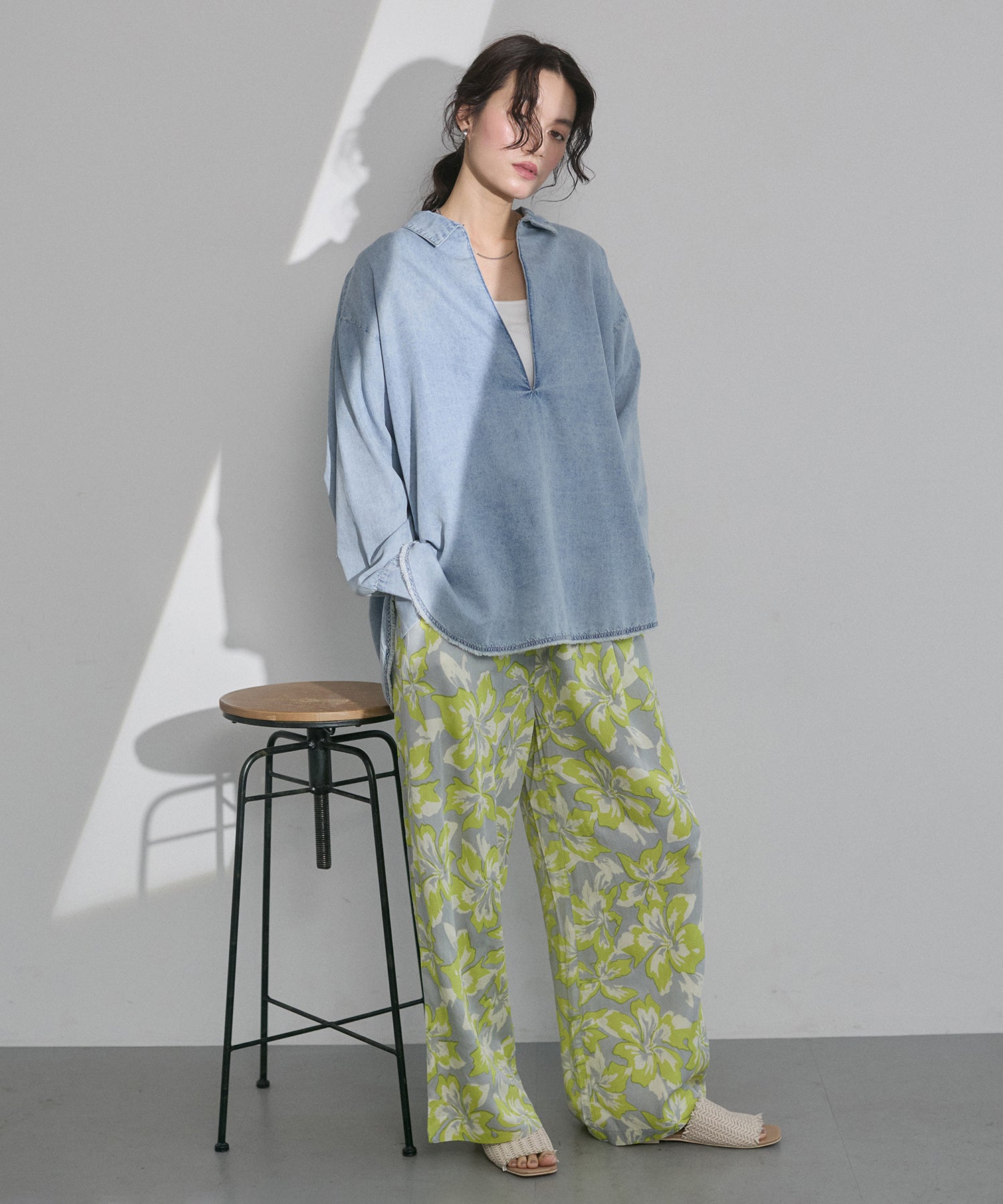 PRINTED EASY PANTS